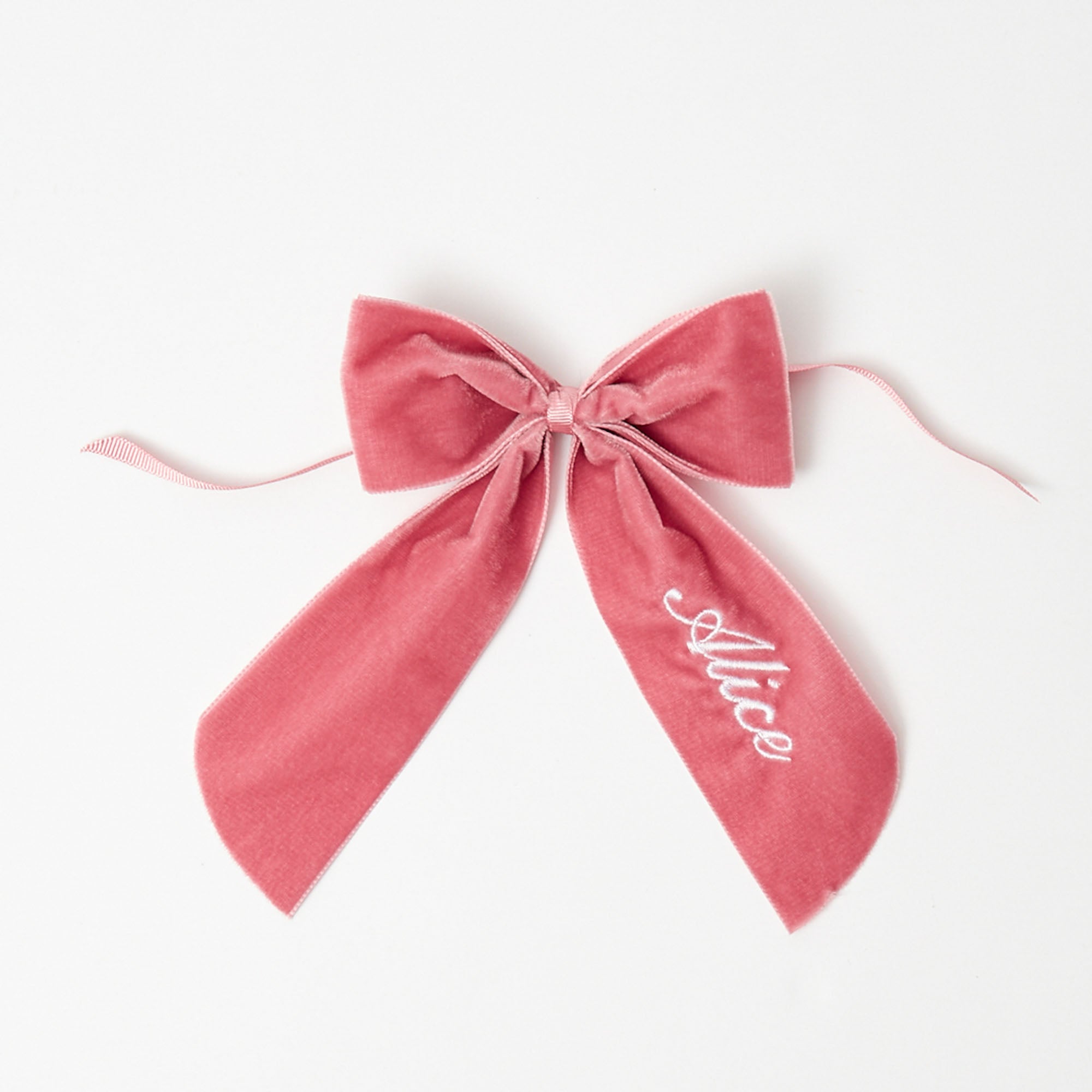 Personalisable Dusty Pink Bow