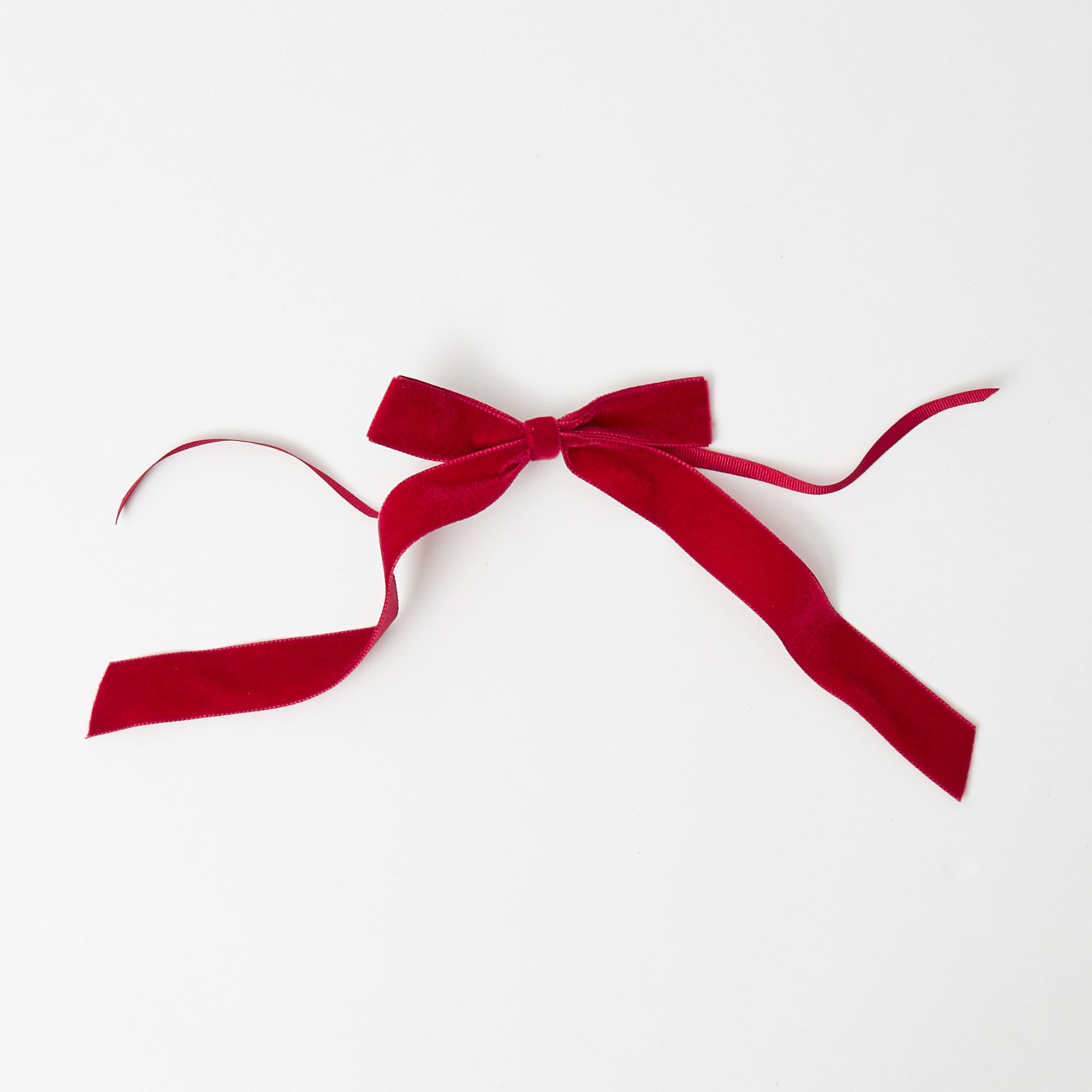 Ruby Red Velvet Bow (Set of 4) - 20cm