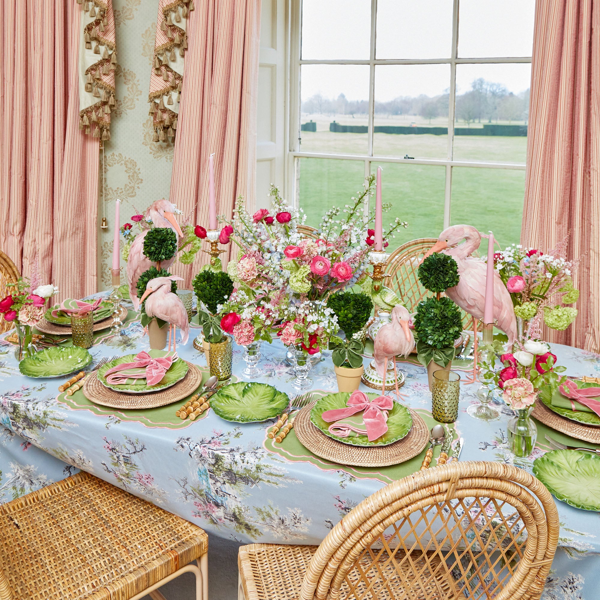 Blue Windsong Tablecloth