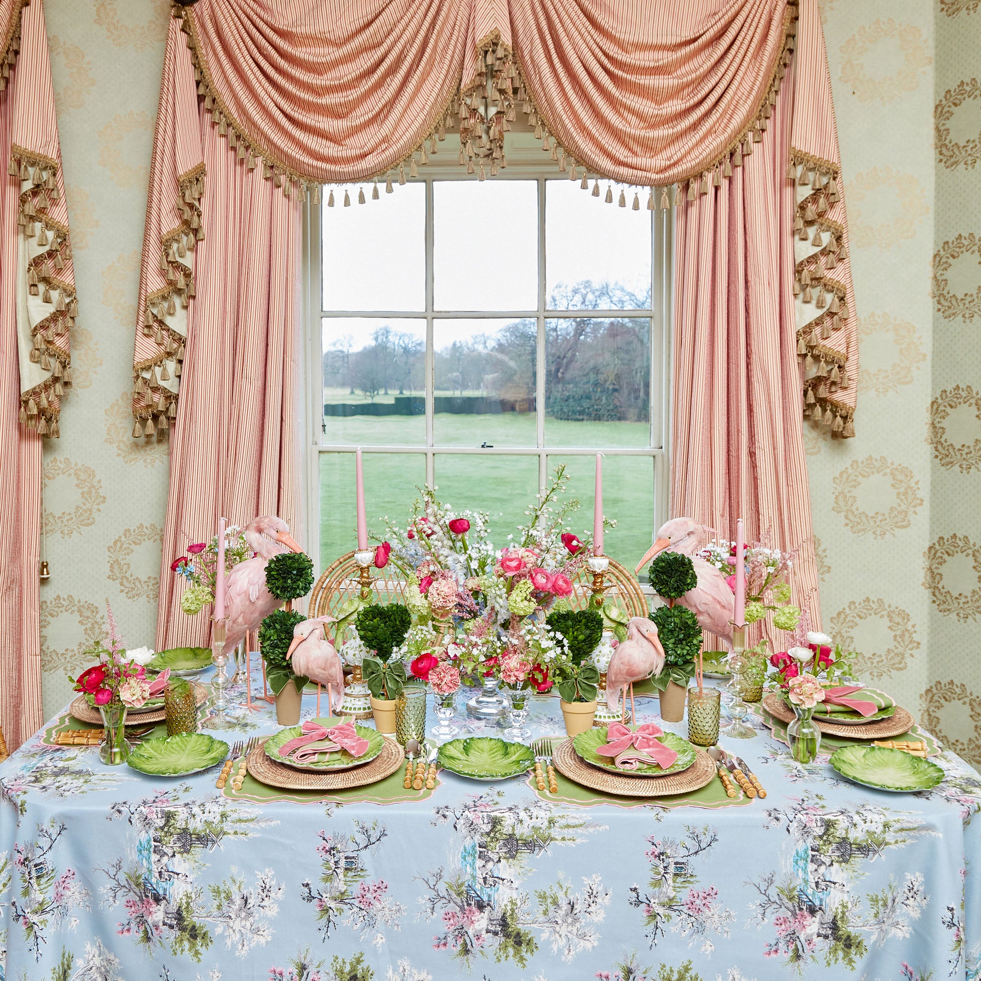 Blue Windsong Tablecloth