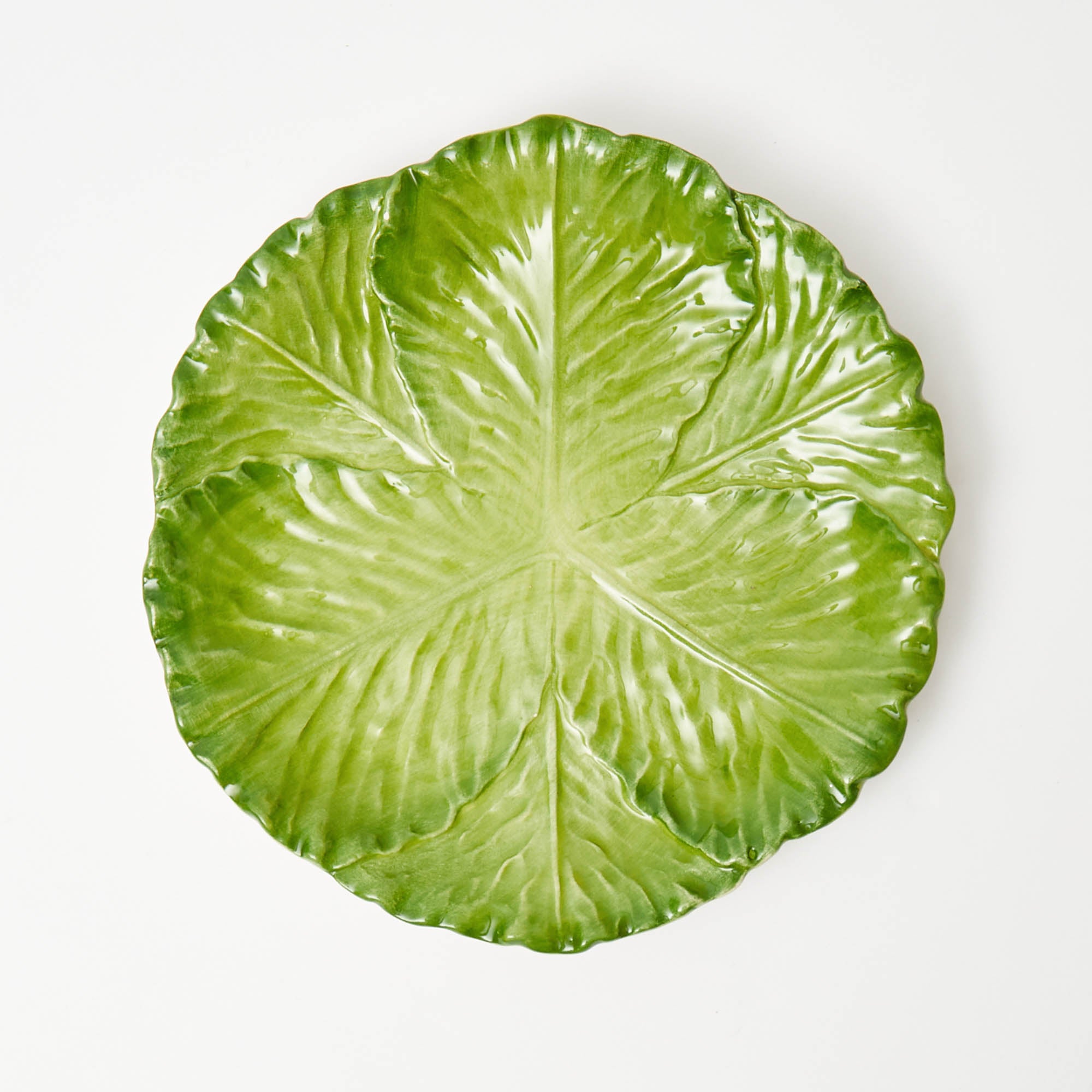 Serena Green Cabbage Dinner Plate