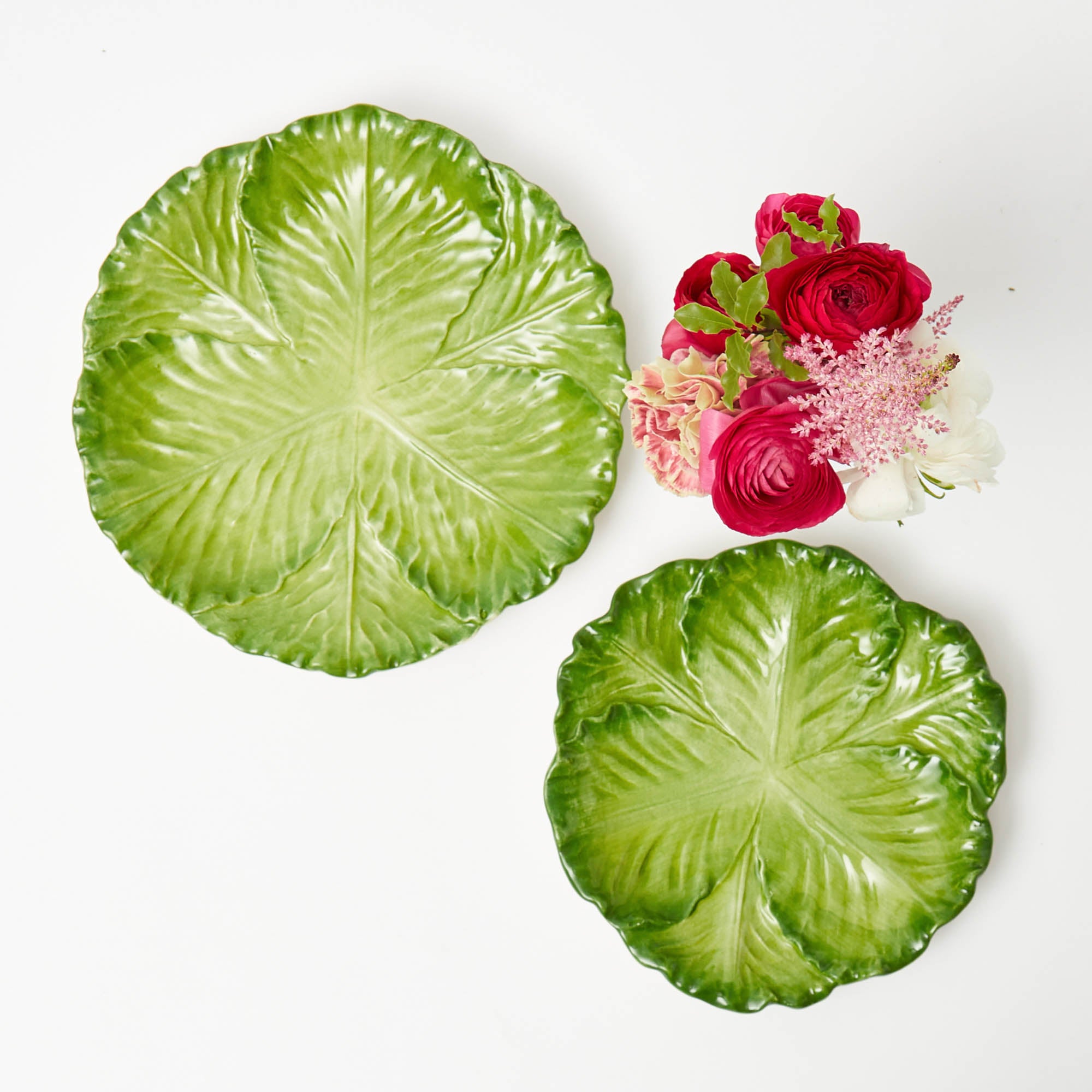 Serena Green Cabbage Dinner Plate