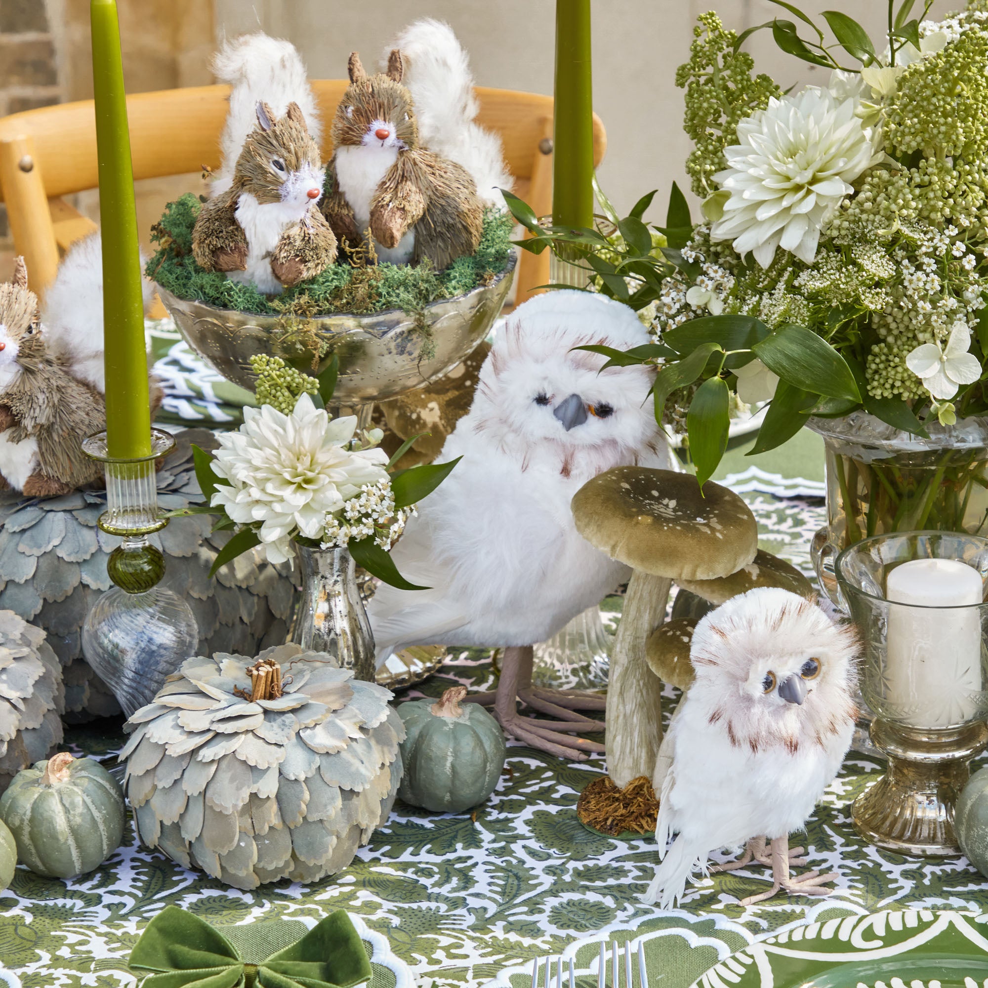 Charming companions: Snowy Owl Duo.