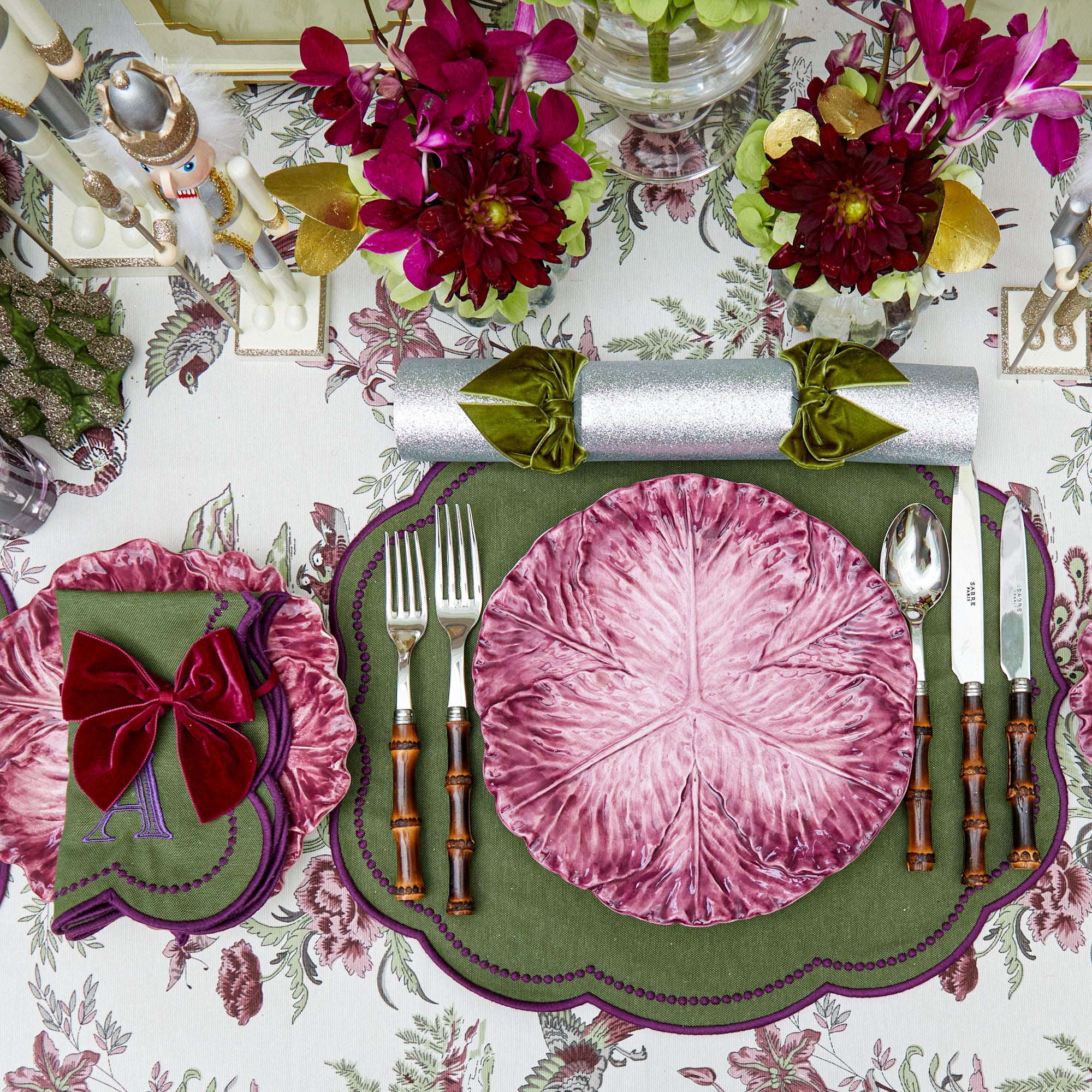 Transport your dining area to a world of floral and regal beauty with the Peacock Garden Tablecloth, perfect for creating an inviting and sophisticated atmosphere that captures the essence of a flourishing garden and the grandeur of peacocks.