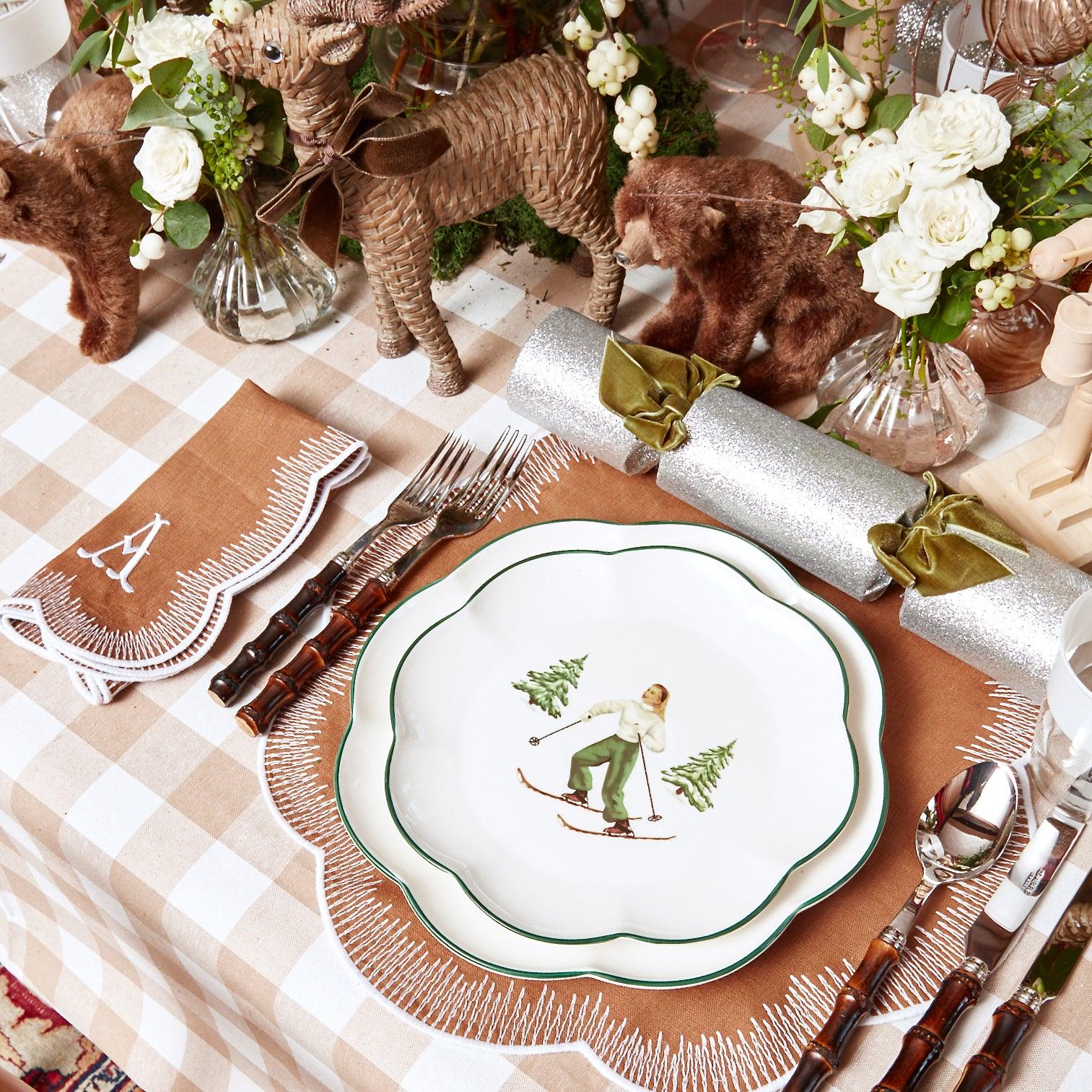  savastextile Linen Placemats for Dinner Table