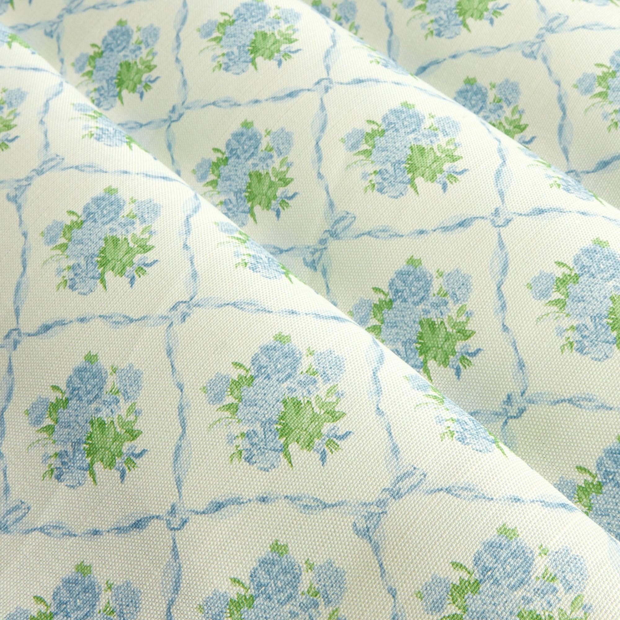 Alice's Bouquet Fabric (Blue) - Mrs. Alice