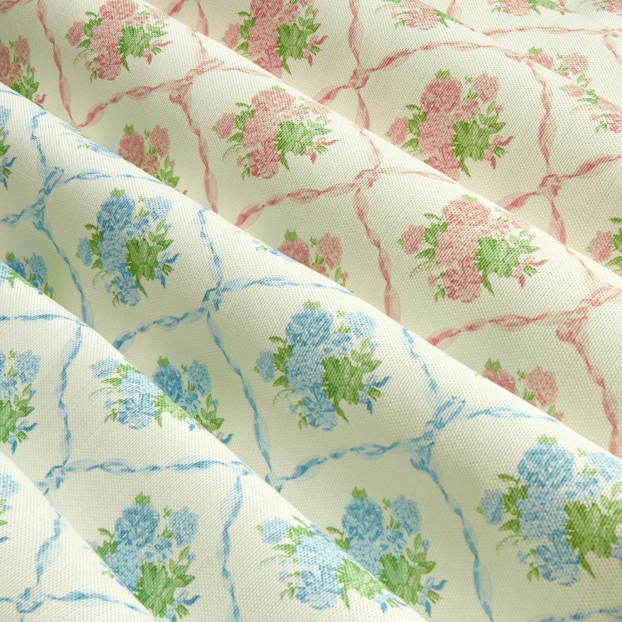 Alice's Bouquet Fabric (Blue) - Mrs. Alice