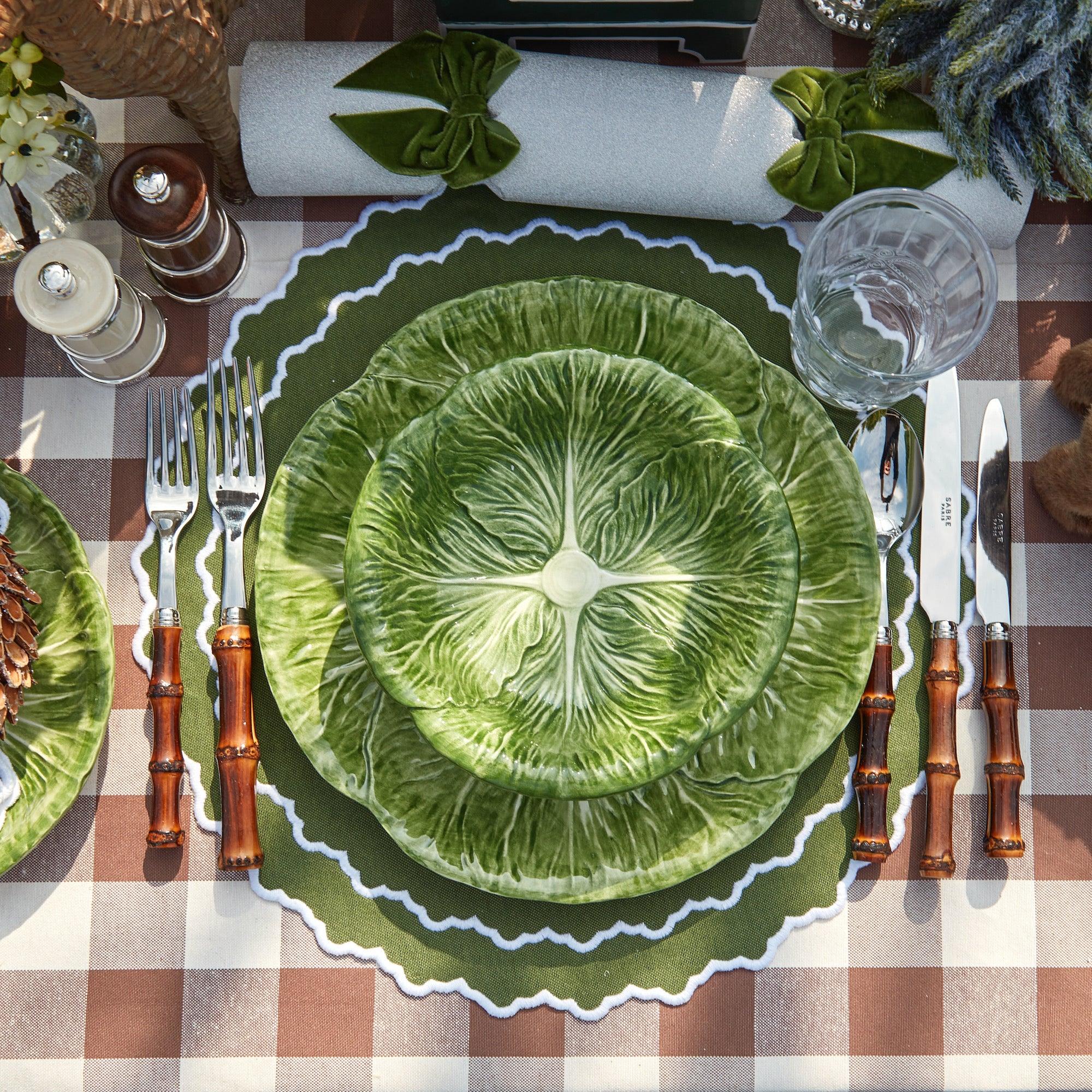 Salad bowl glass 10 inch leaf pattern rentals Allentown PA