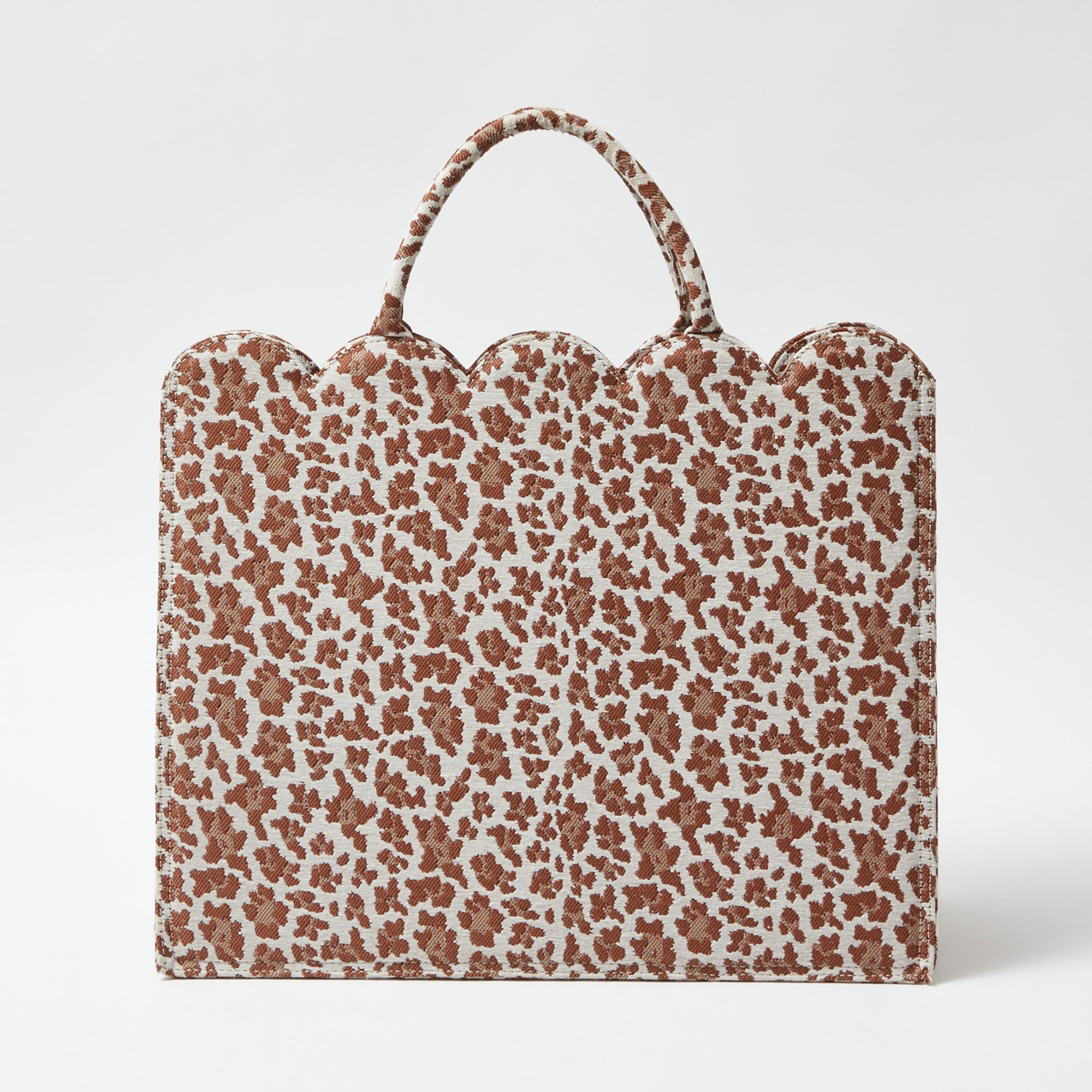 Animal print shopper outlet bag