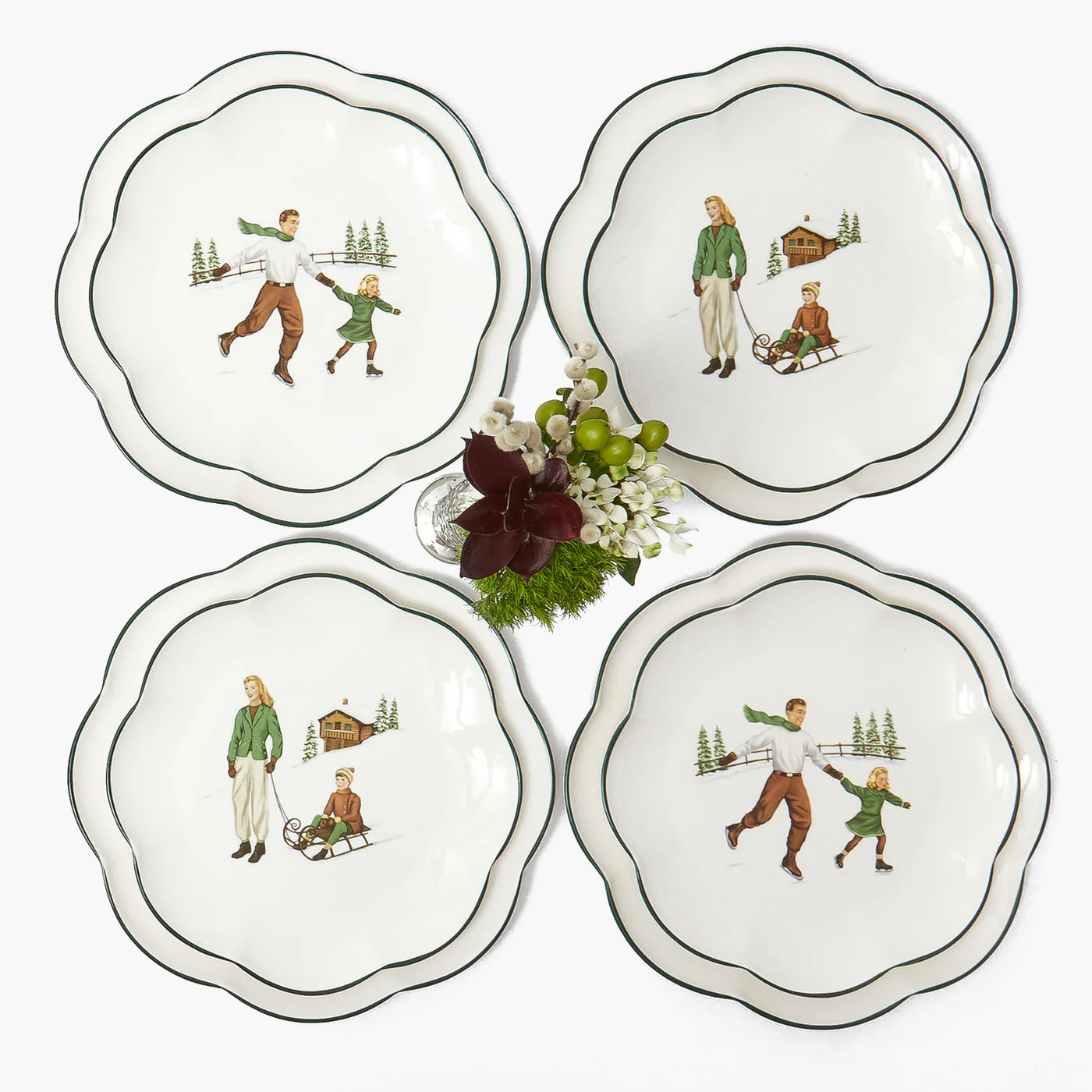 Hansel & Gretel Dinner & Starter Plates (Set of 8)