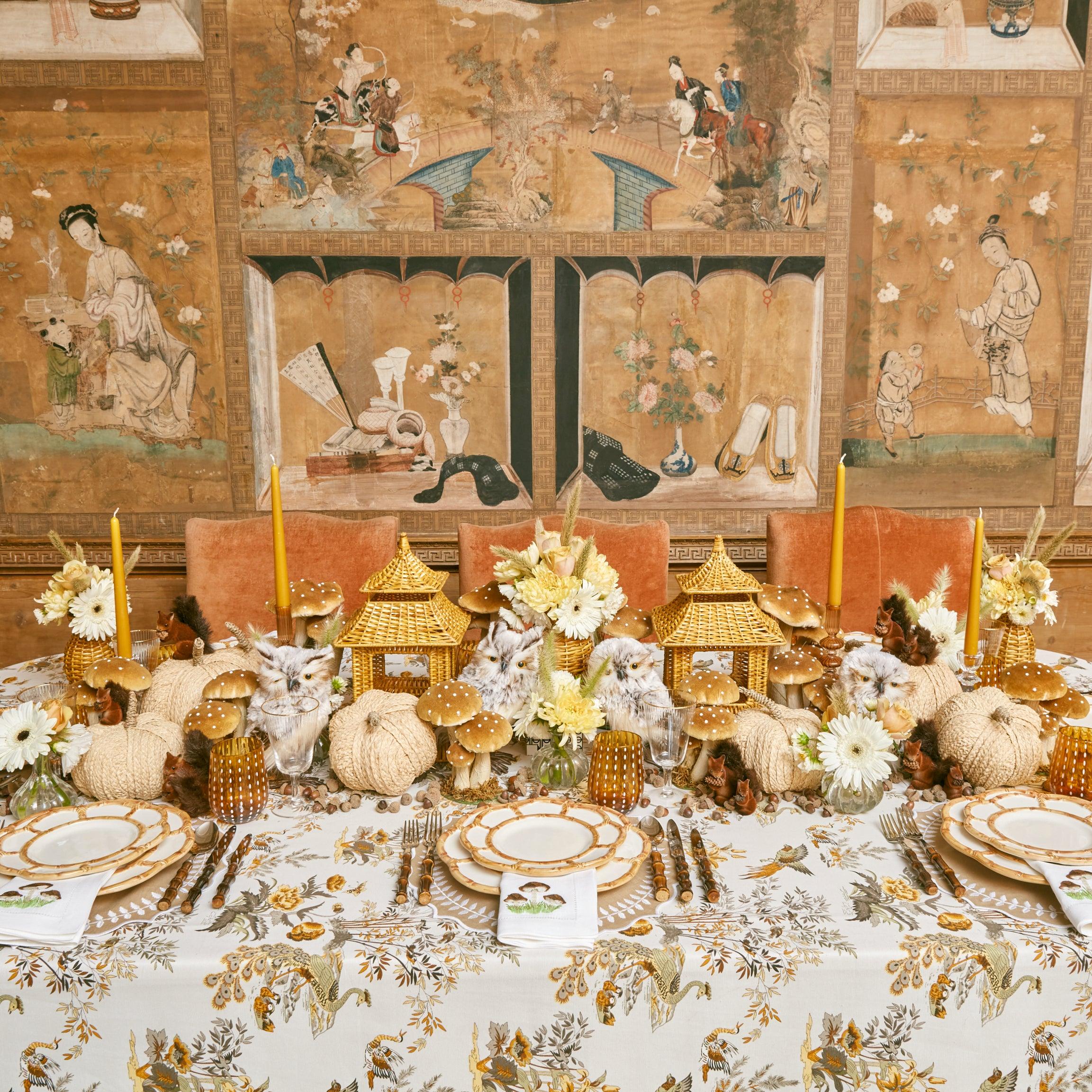 Nature's beauty on your table: Autumn Fields Tablecloth.