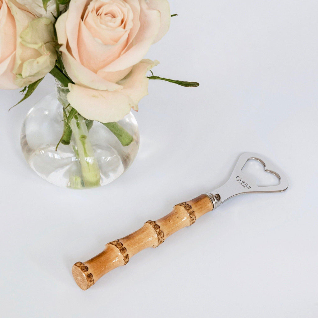 Oriental Bar Set - Bottle Openers and Corkscrews with Bamboo Cane