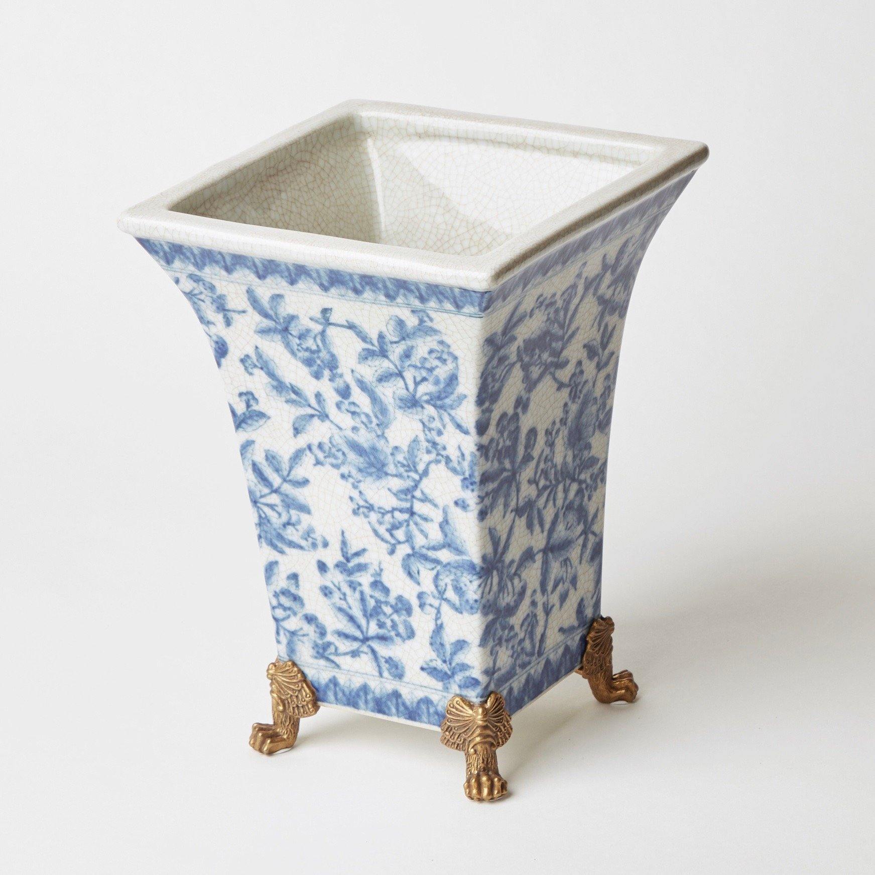 Blue & White Chinoiserie Planter - Mrs. Alice