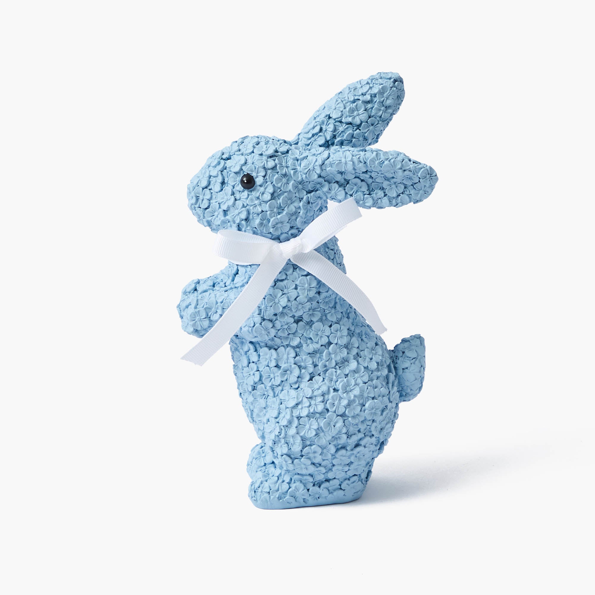 Blue Floral Bunny (Pair)