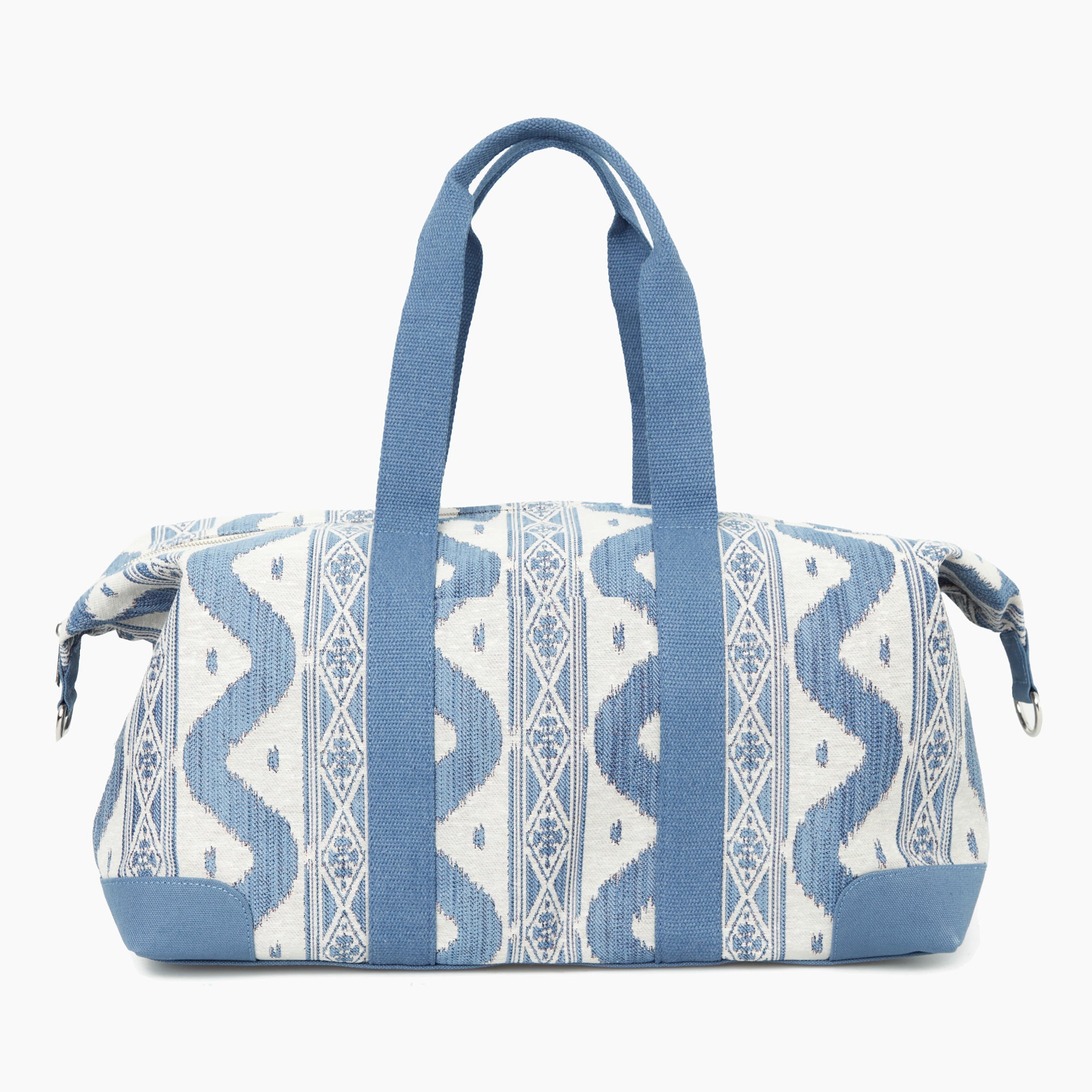 Blue Ikat Travel Bag