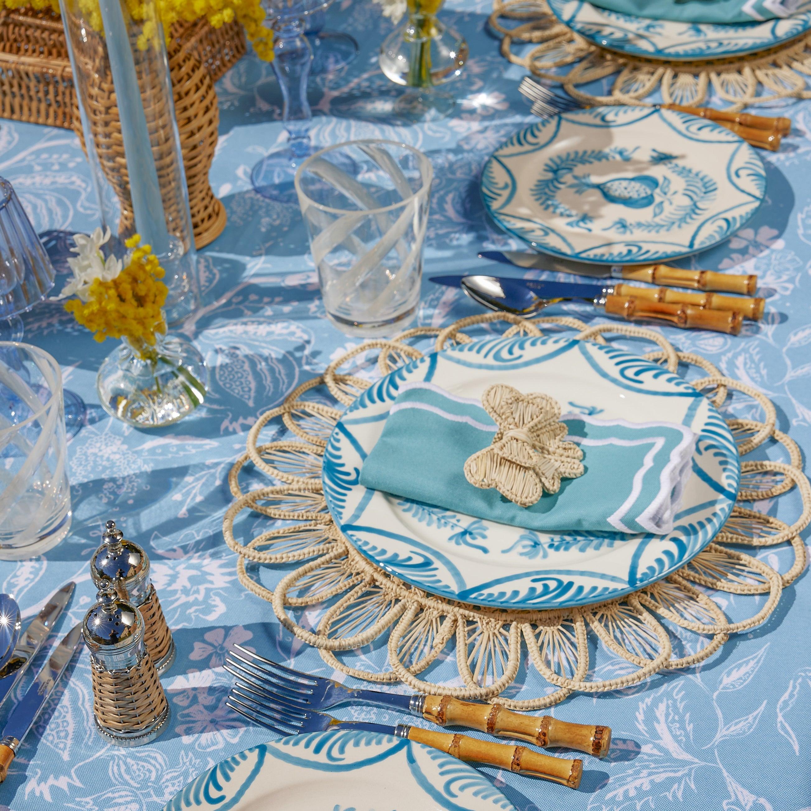 Blue Melograno Dinner Plate - Mrs. Alice