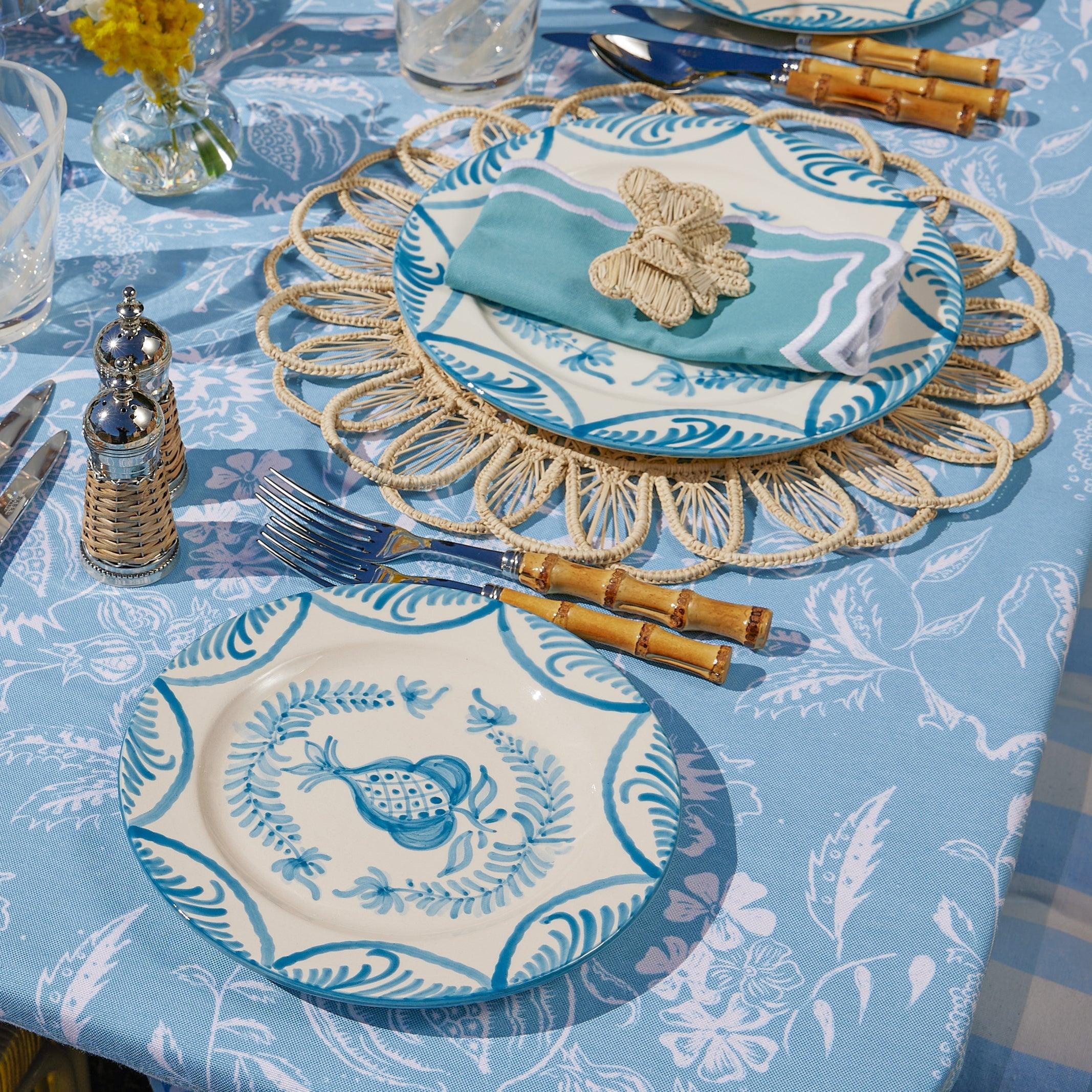 Blue Melograno Dinner Plate - Mrs. Alice