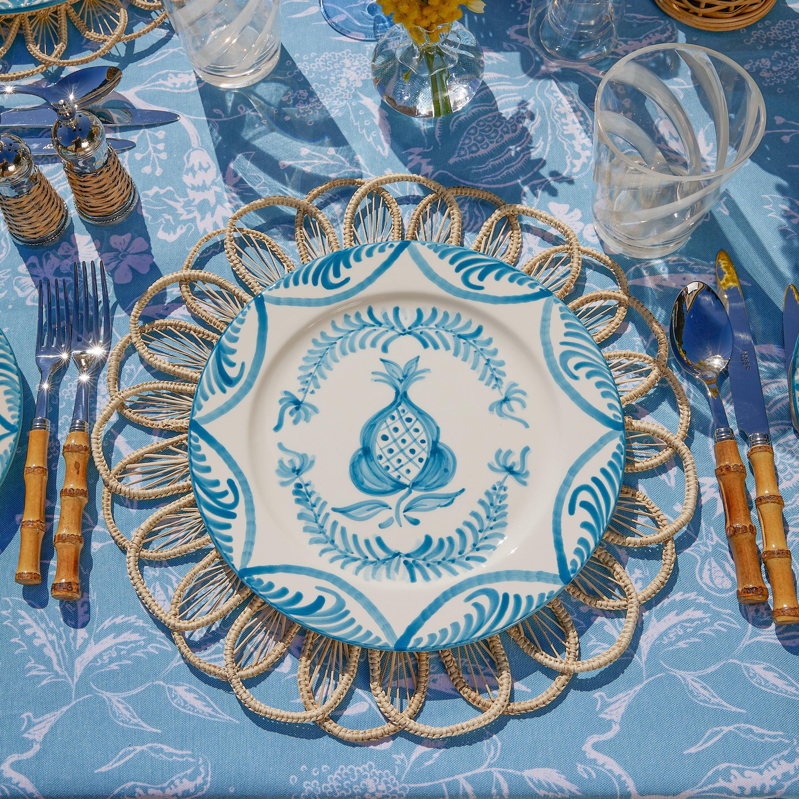 Blue Melograno Dinner Plate - Mrs. Alice