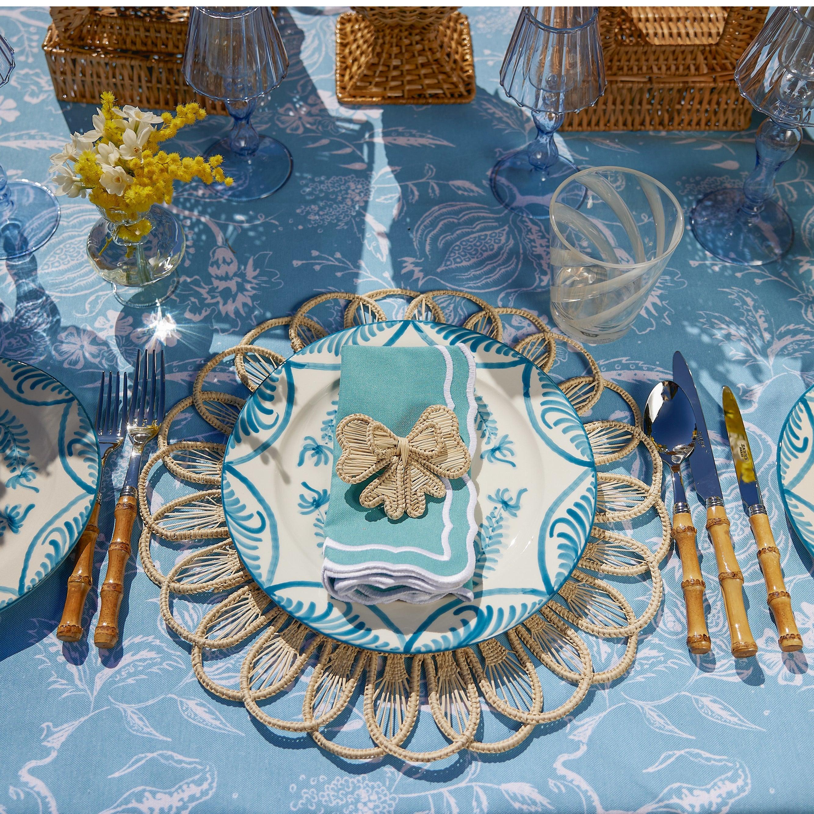 Blue Melograno Dinner Plate - Mrs. Alice