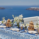 Blue Pavilion Trellis Tablecloth