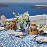 Blue Pavilion Trellis Tablecloth