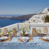 Blue Pavilion Trellis Tablecloth