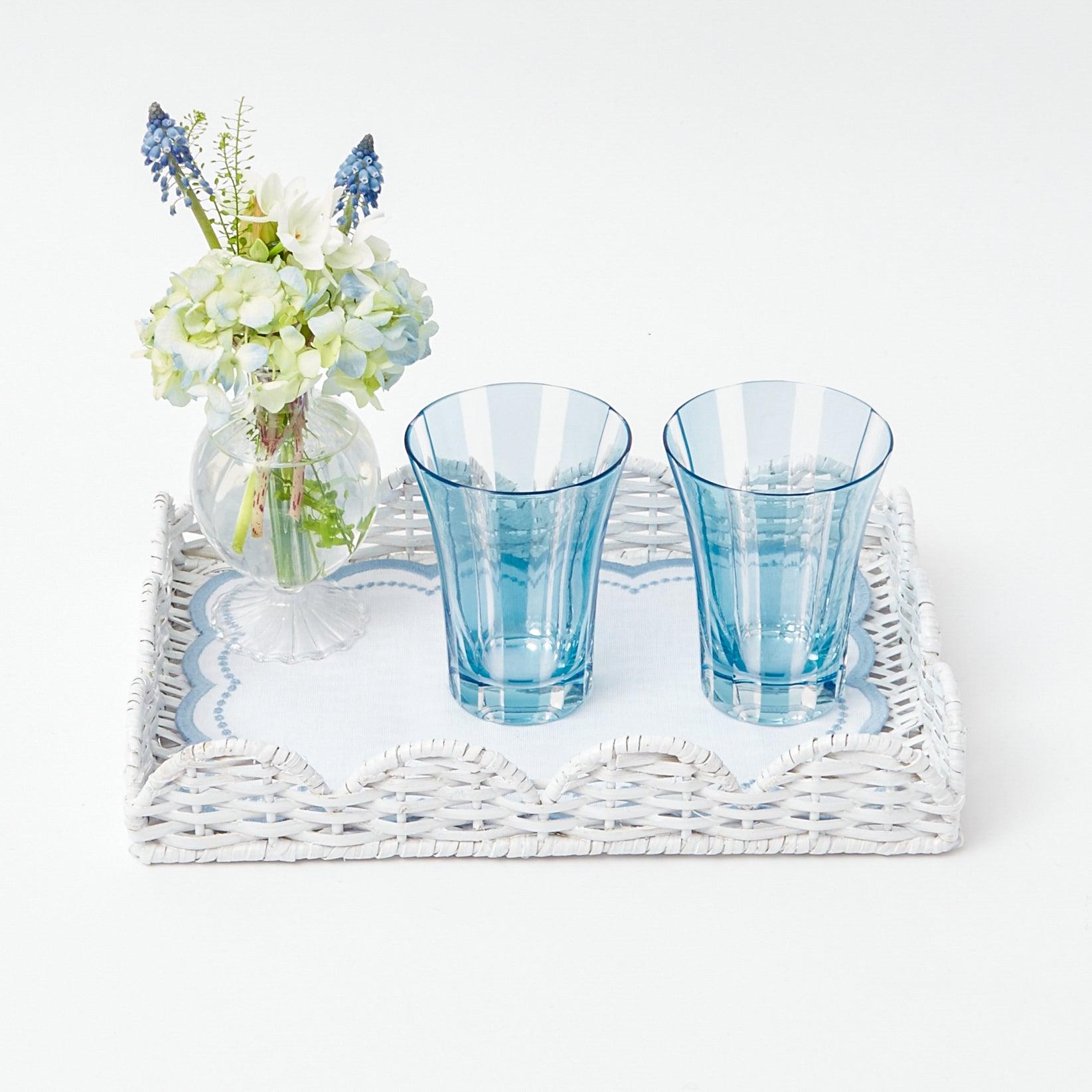 Blue Positano Glasses (Set of 4) - Mrs. Alice