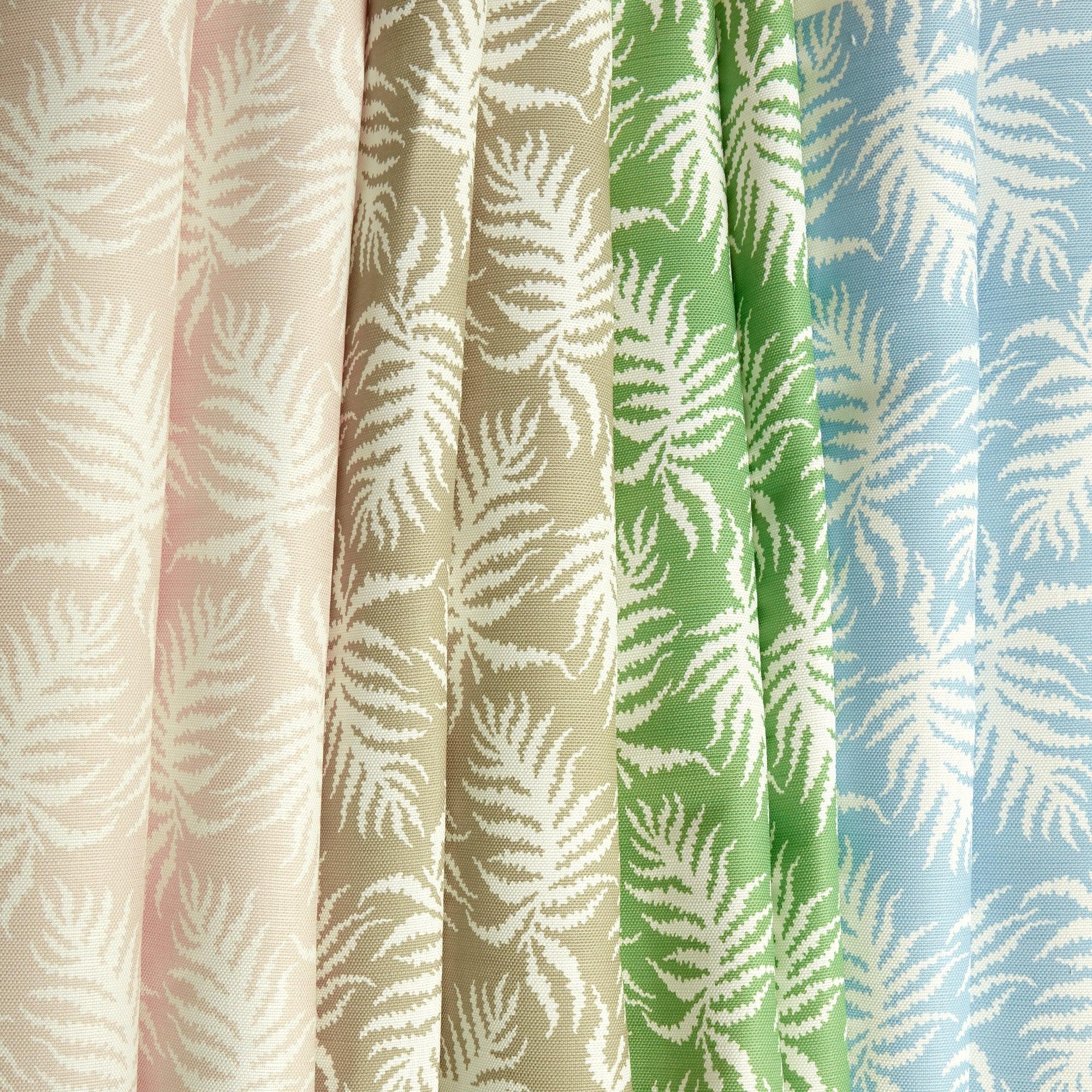 Blue Trailing Ferns Fabric - Mrs. Alice