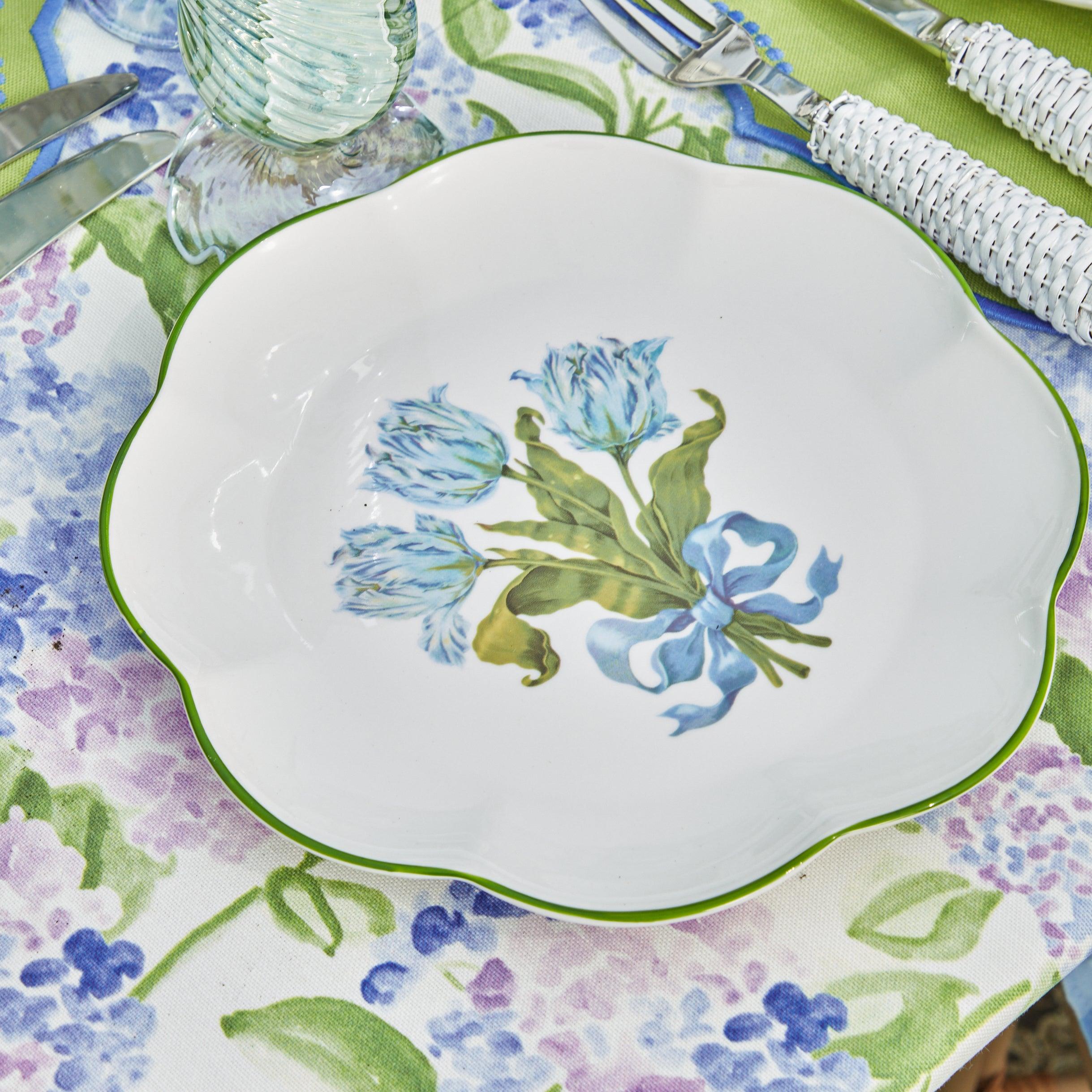 Blue Tulip Starter Plate - Mrs. Alice