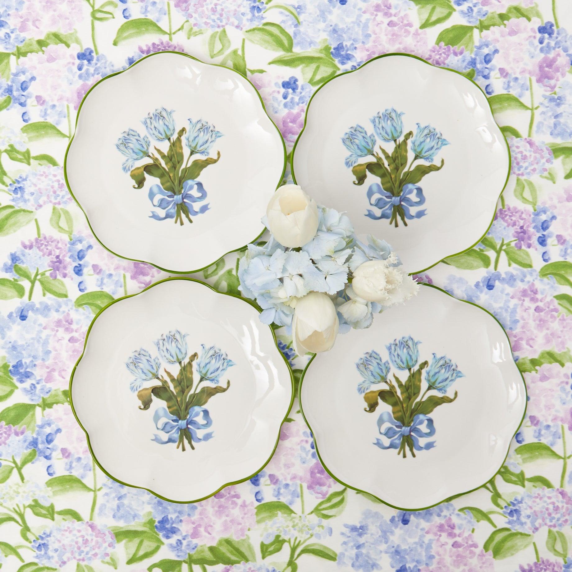 Blue Tulip Starter Plate - Mrs. Alice