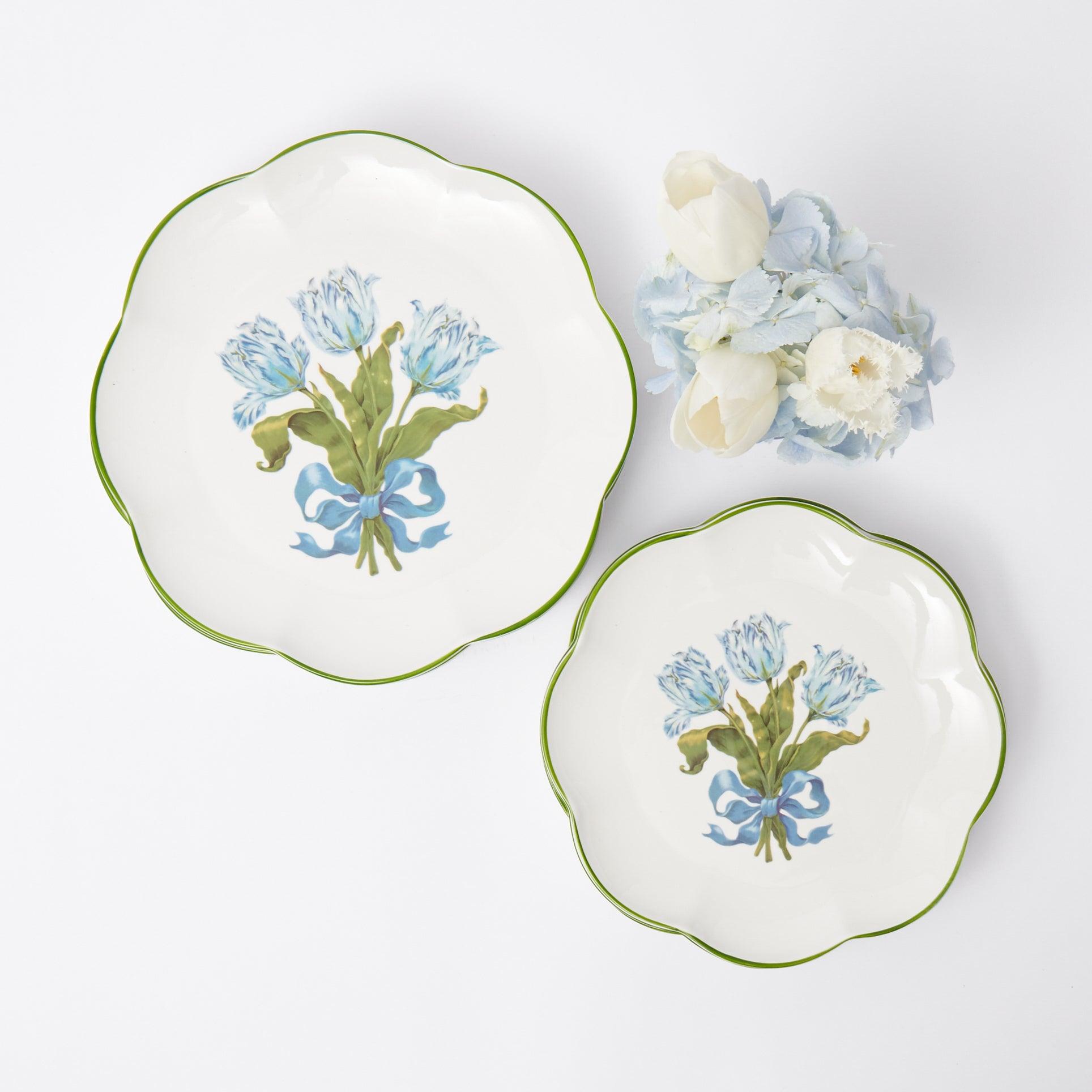 Blue Tulip Starter Plate - Mrs. Alice