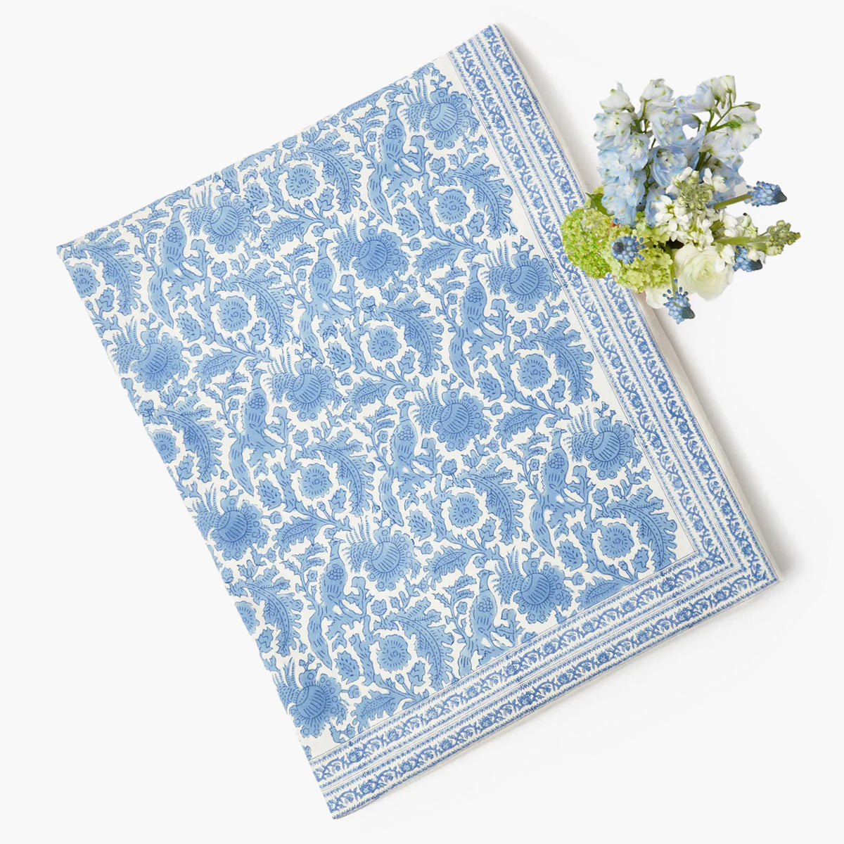 Azure Pheasant Tablecloth