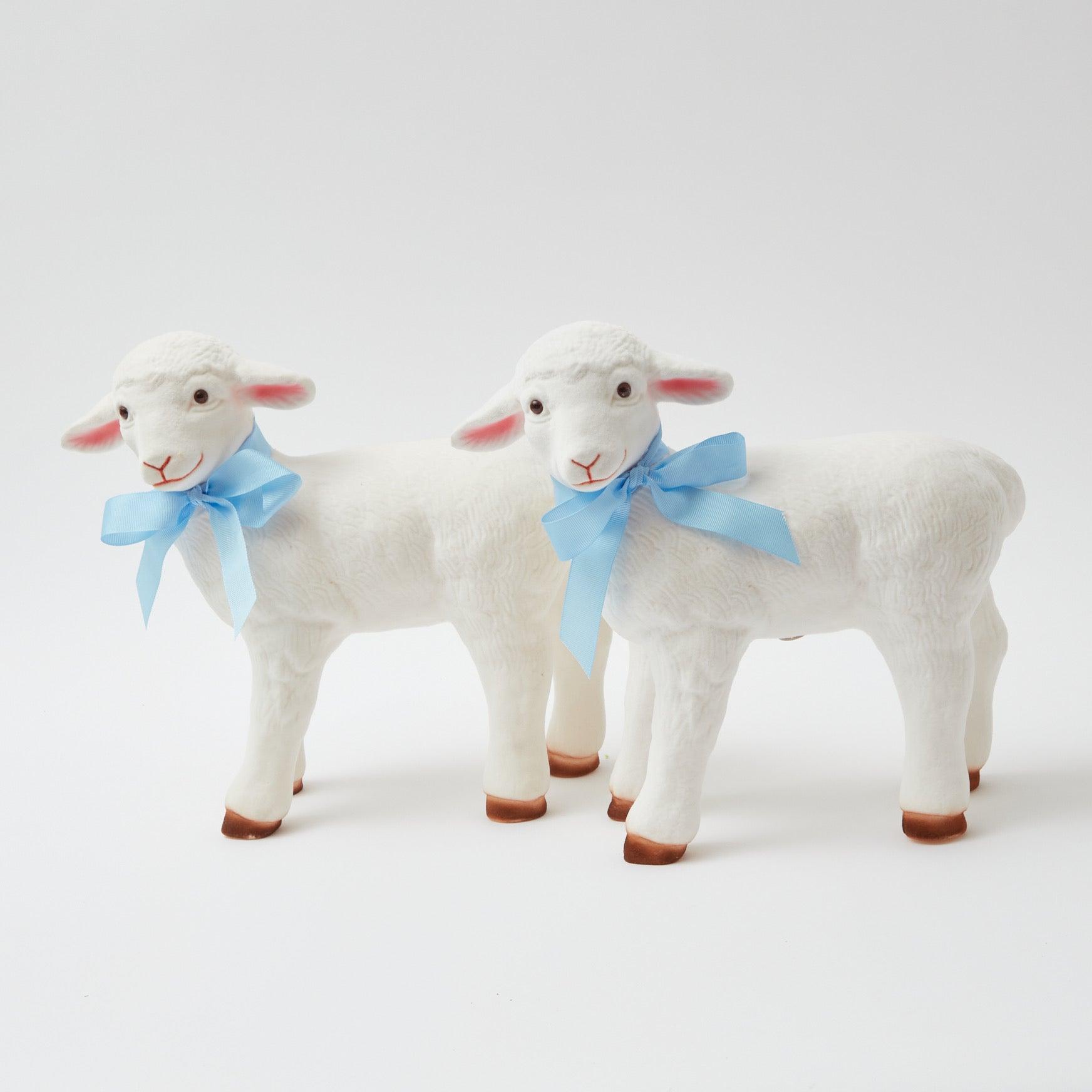 Bo Peep Lambs (Pair) - Mrs. Alice