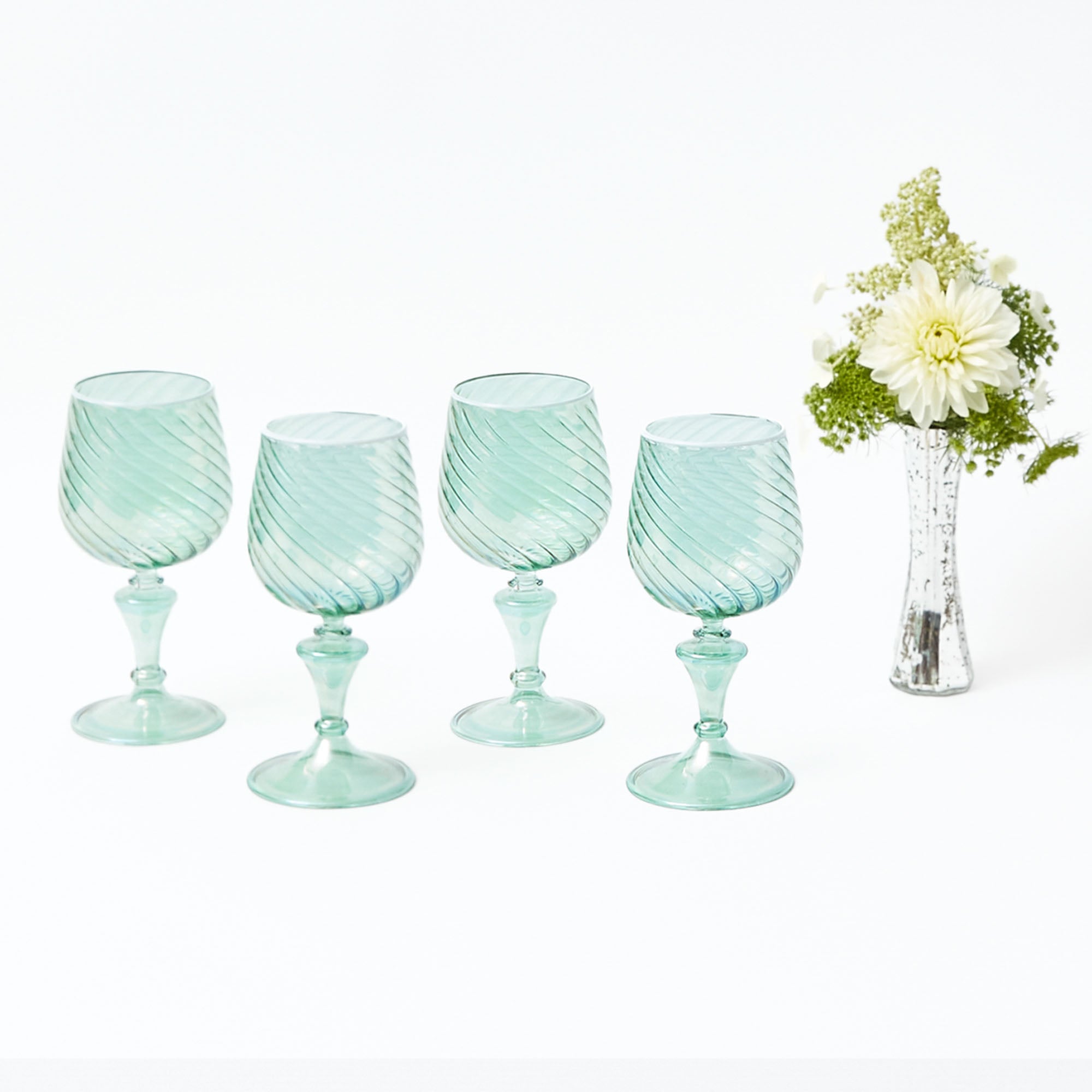 Camille Blue Glassware (Set of 8) – Mrs. Alice