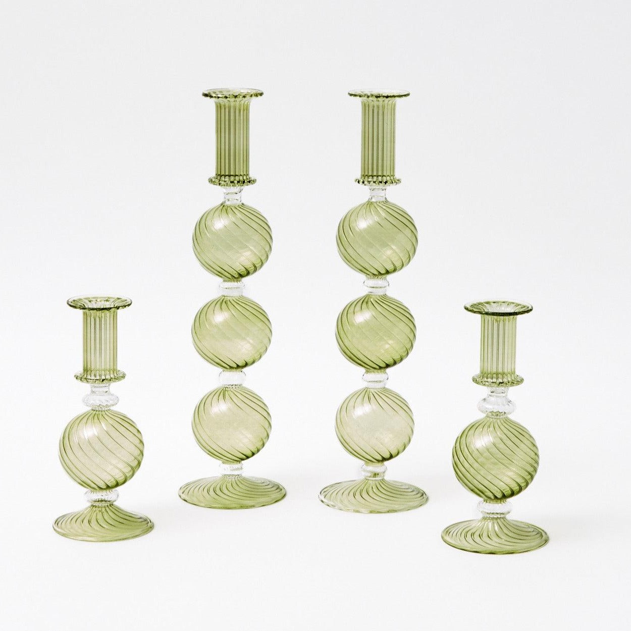 Camille Olive Candle Holder Set - Mrs. Alice