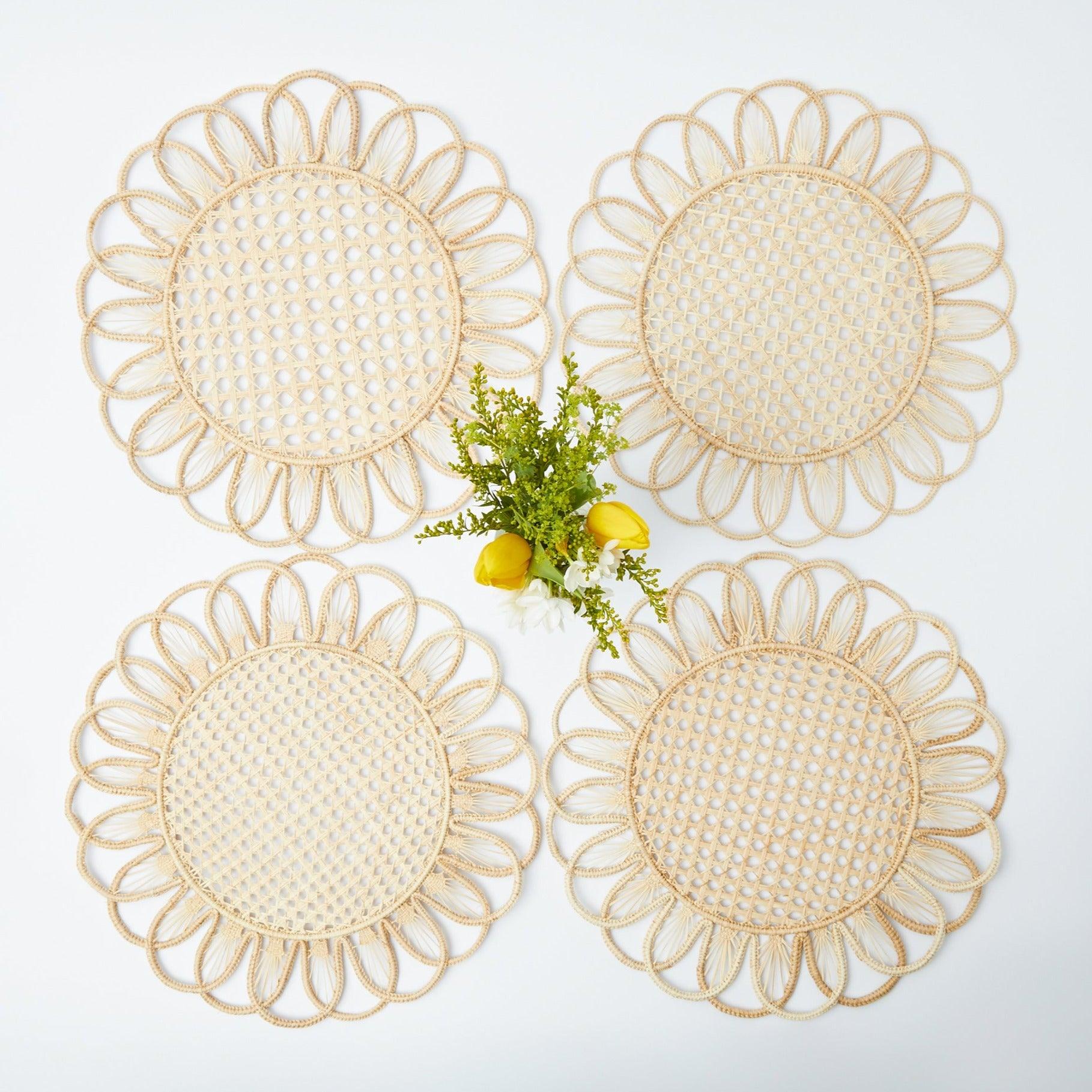 Cara Woven Placemats (Set of 4) - Mrs. Alice