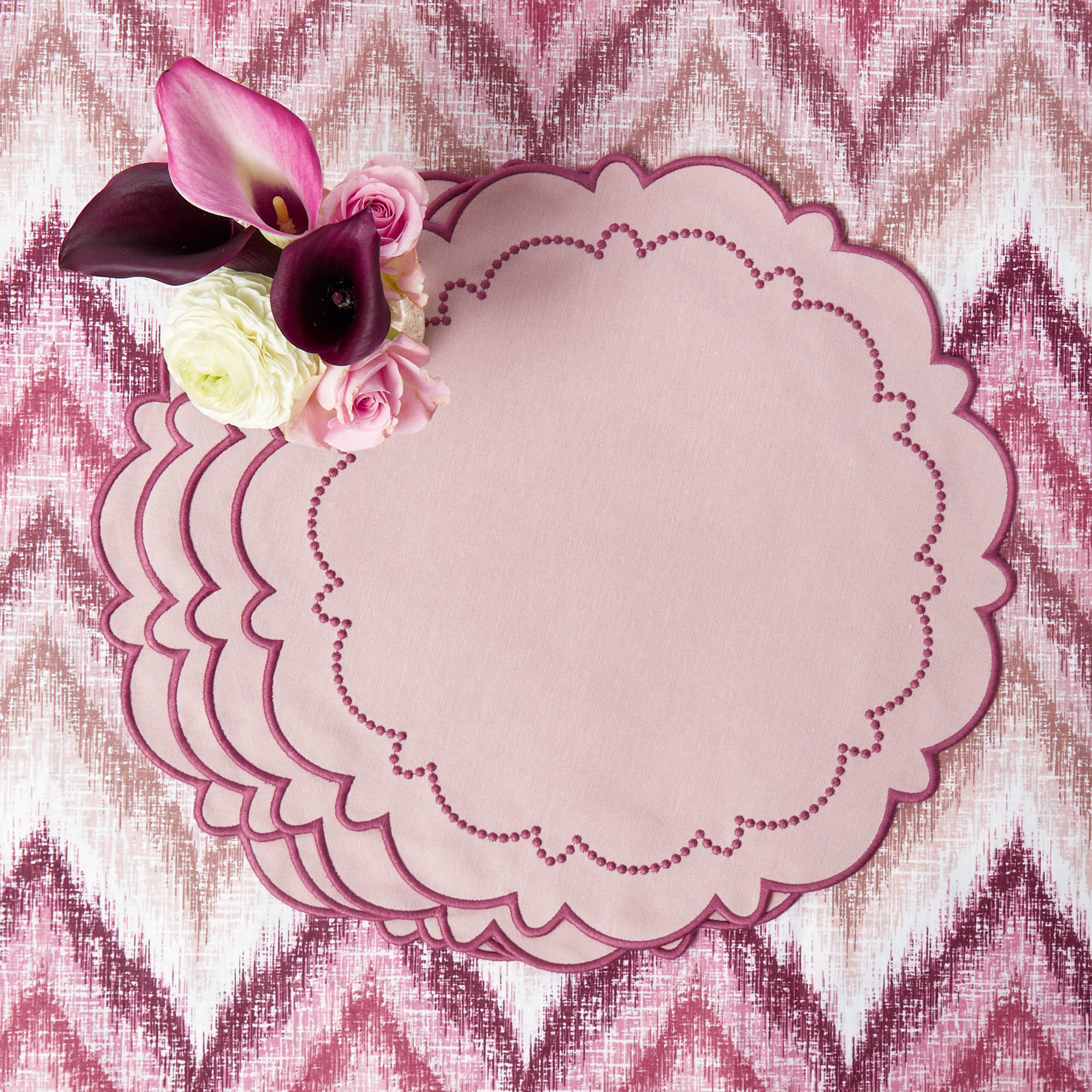 Mariana Pink Placemats (Set of 4)