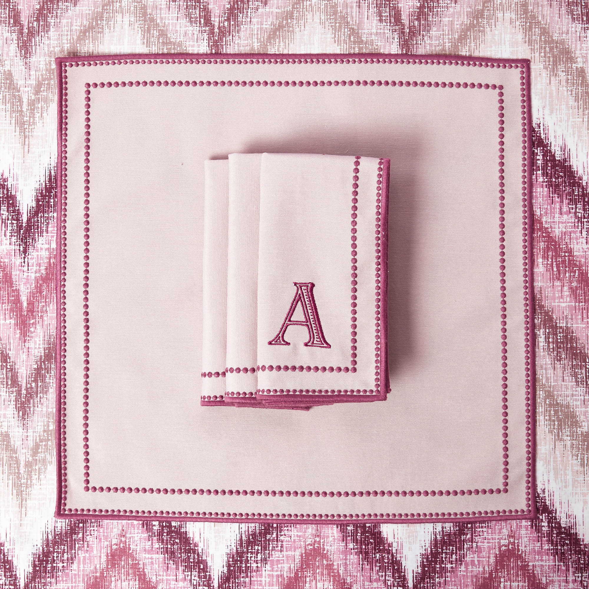 Mariana Pink Napkins (Set of 4)