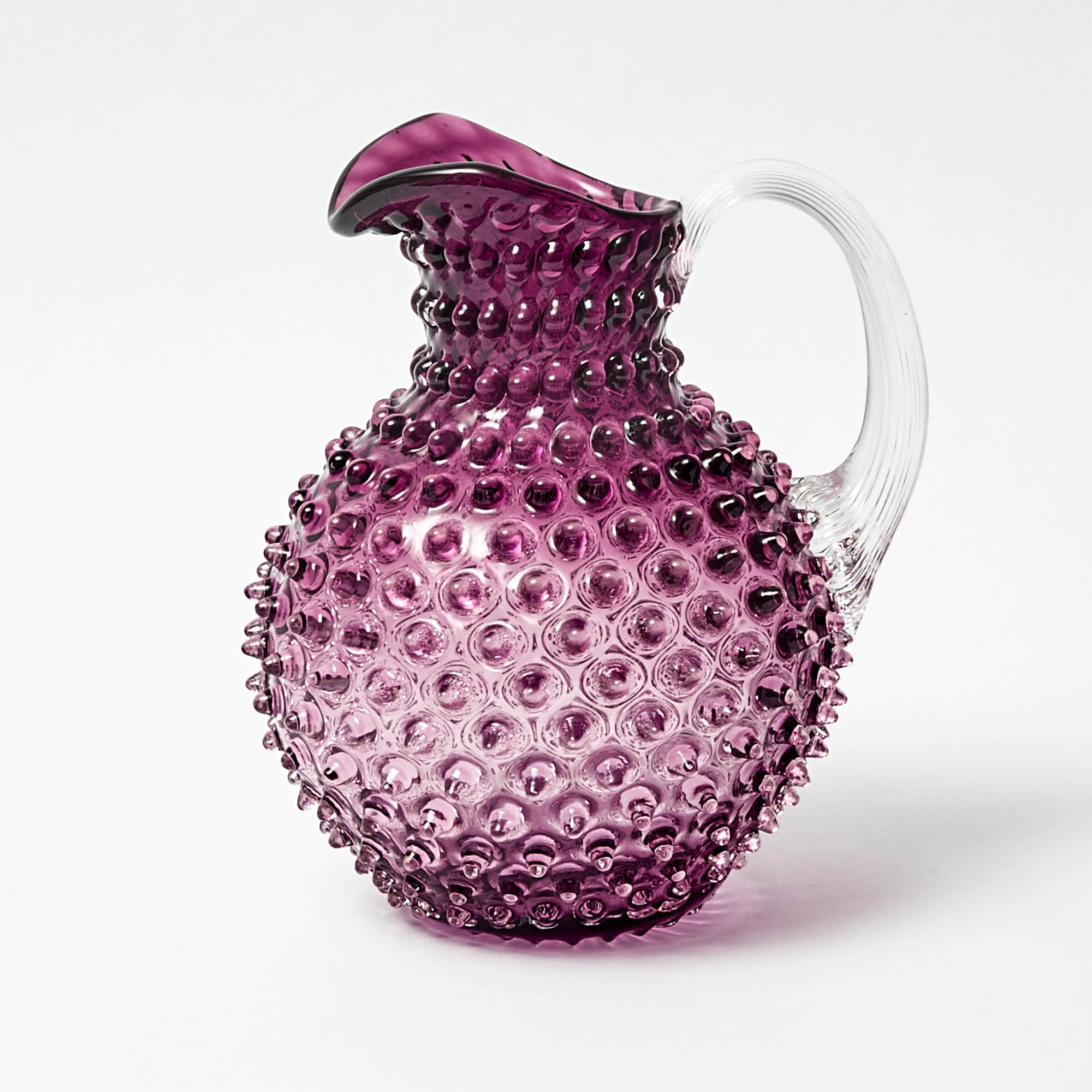 Purple Hobnail Jug