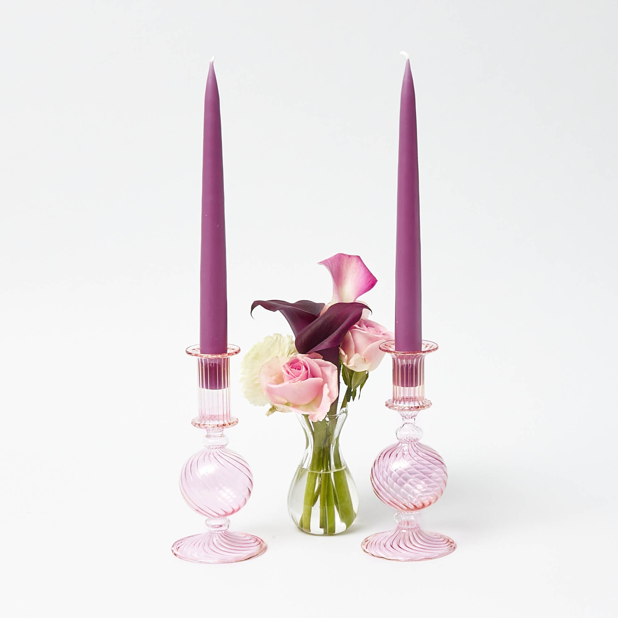 Camille Peony Candle Set (Purple)