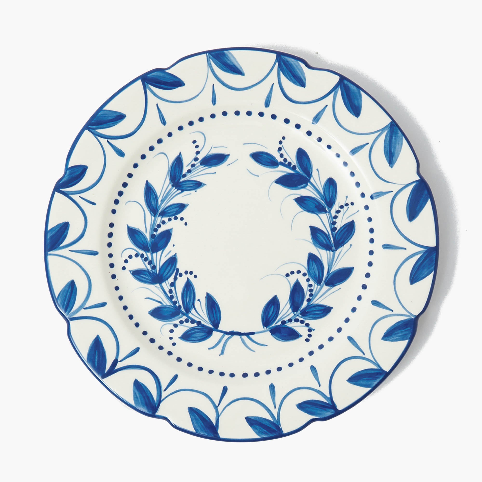 Elizabeth Blue Garland Dinner Plate