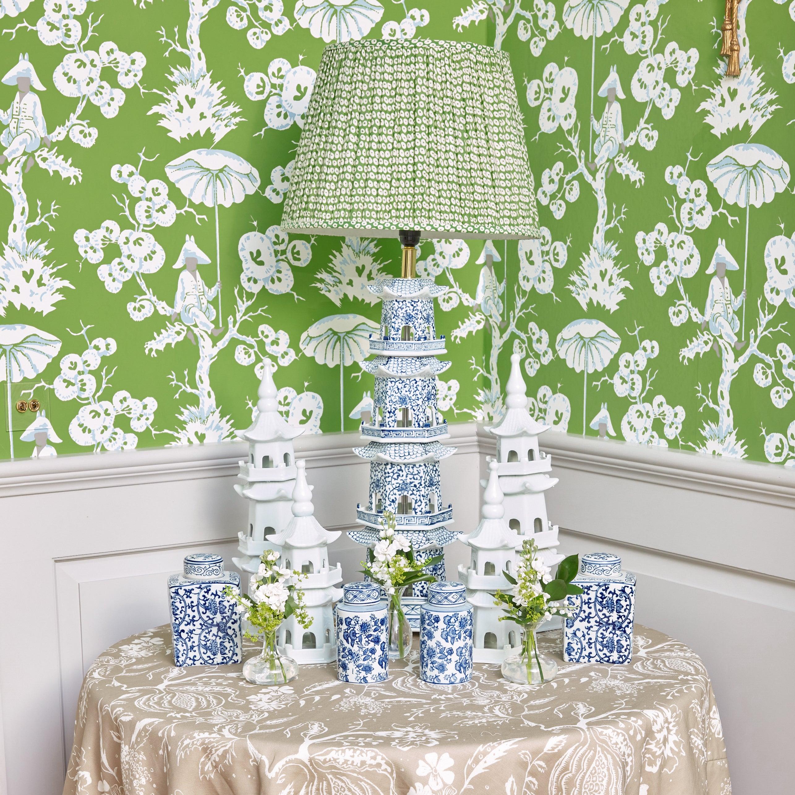 Chinoiserie Pagoda Lamp - Mrs. Alice