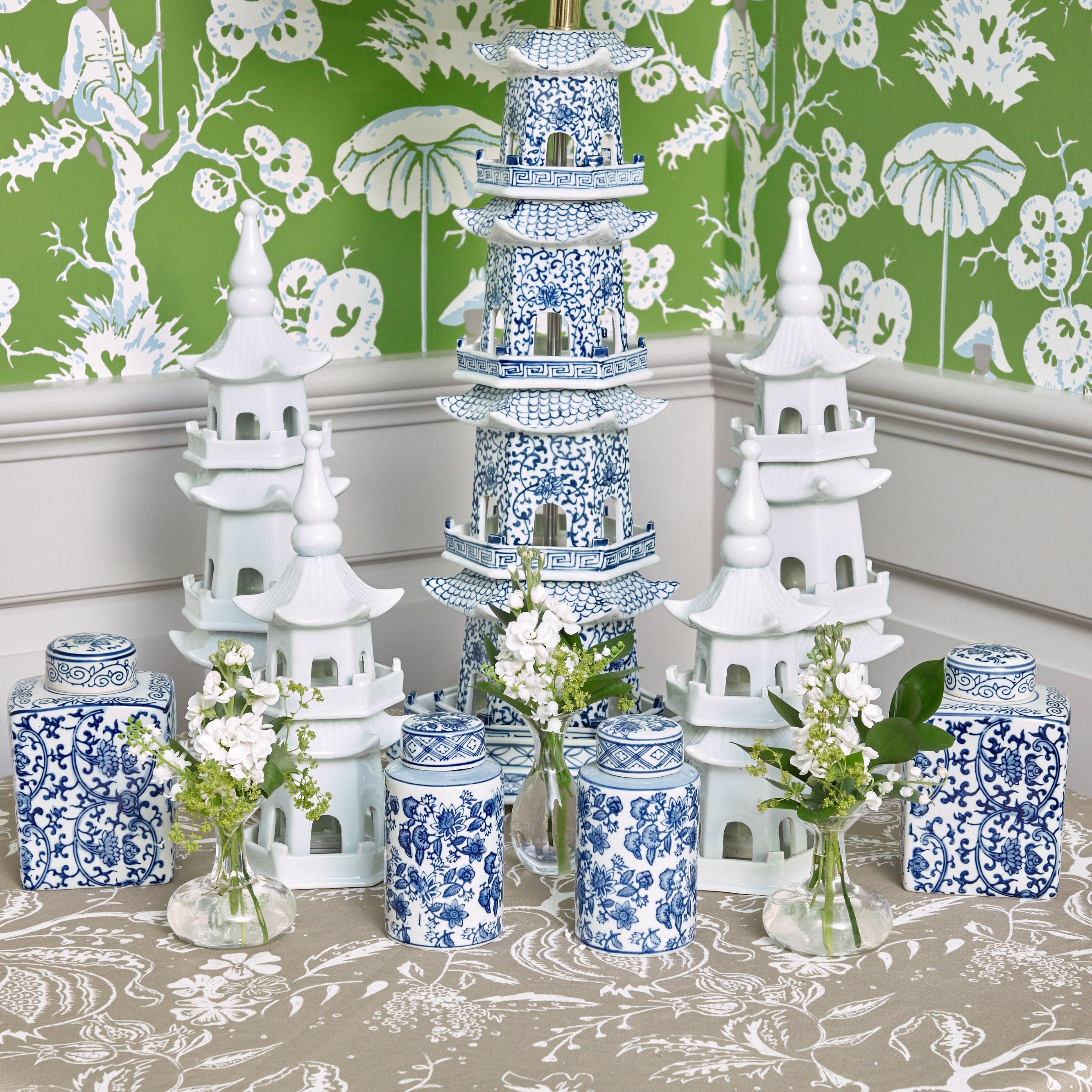 Chinoiserie Pagoda Lamp - Mrs. Alice