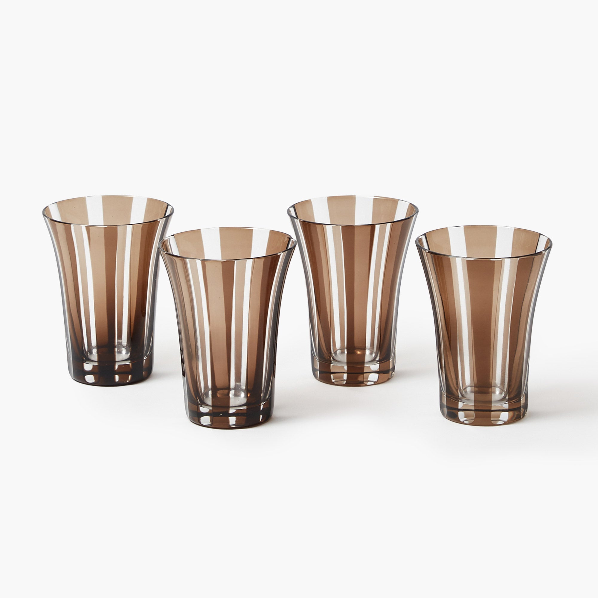 Chocolate Positano Glasses (Set of 4)