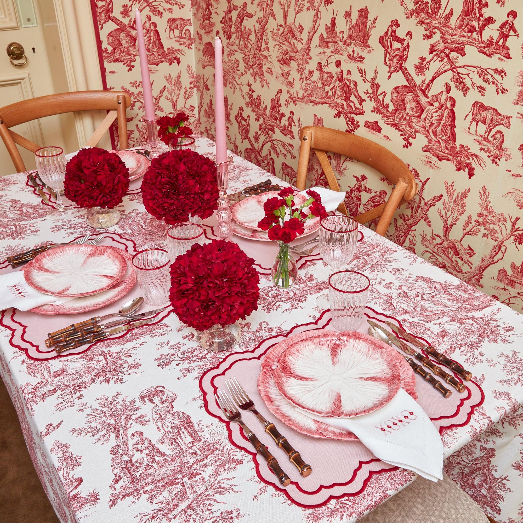 Claudette Toile Tablecloth - Mrs. Alice