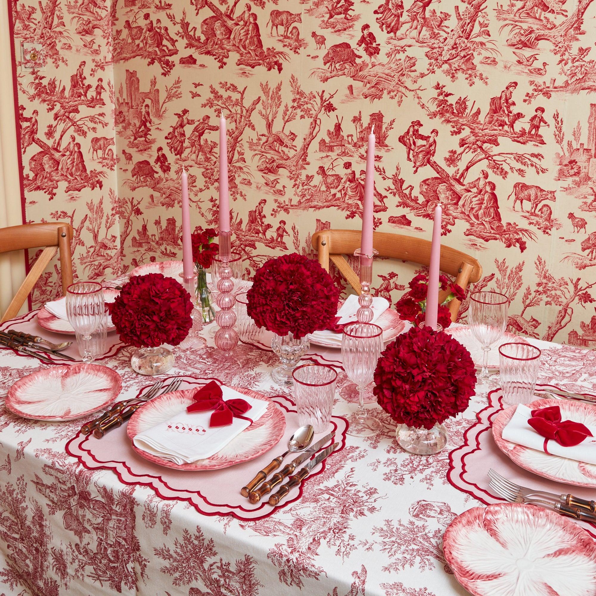 Claudette Toile Tablecloth - Mrs. Alice