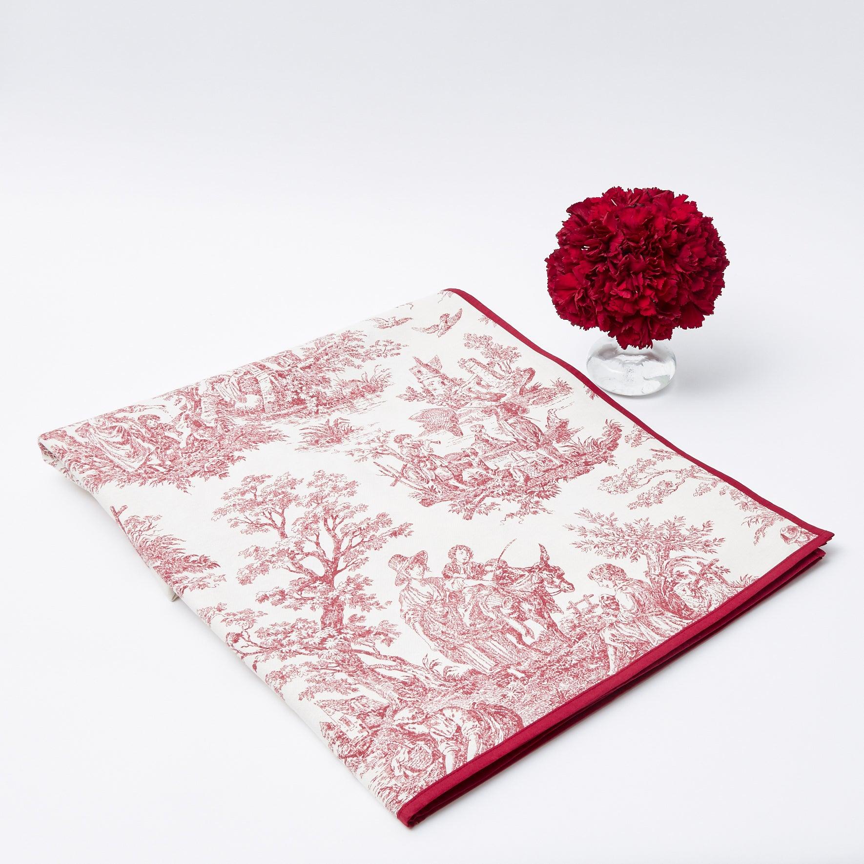 Claudette Toile Tablecloth - Mrs. Alice