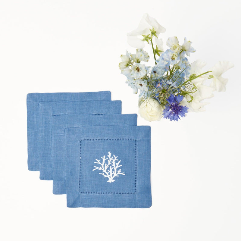 Alathea Sky Blue Linen Napkins (Set of 4) – Mrs. Alice