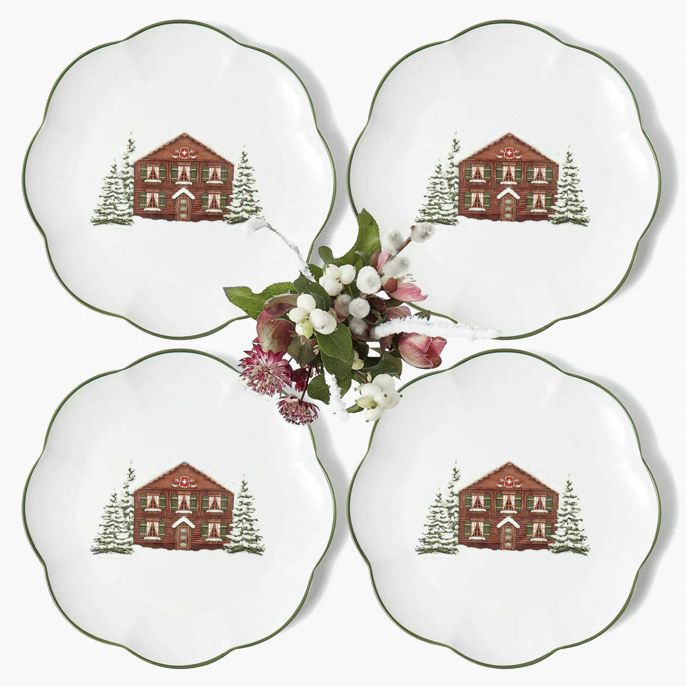 Alpine Chalet Dinner Plate (Set of 4)