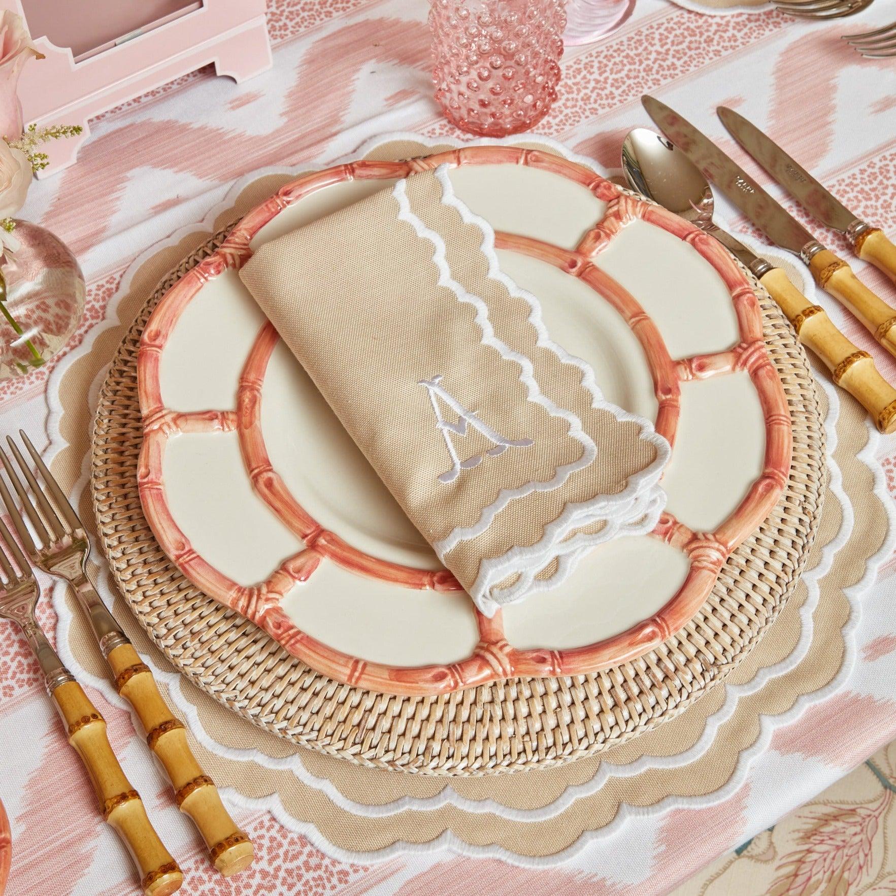 Edith Sand Placemats & Napkins (Set of 4) - Mrs. Alice